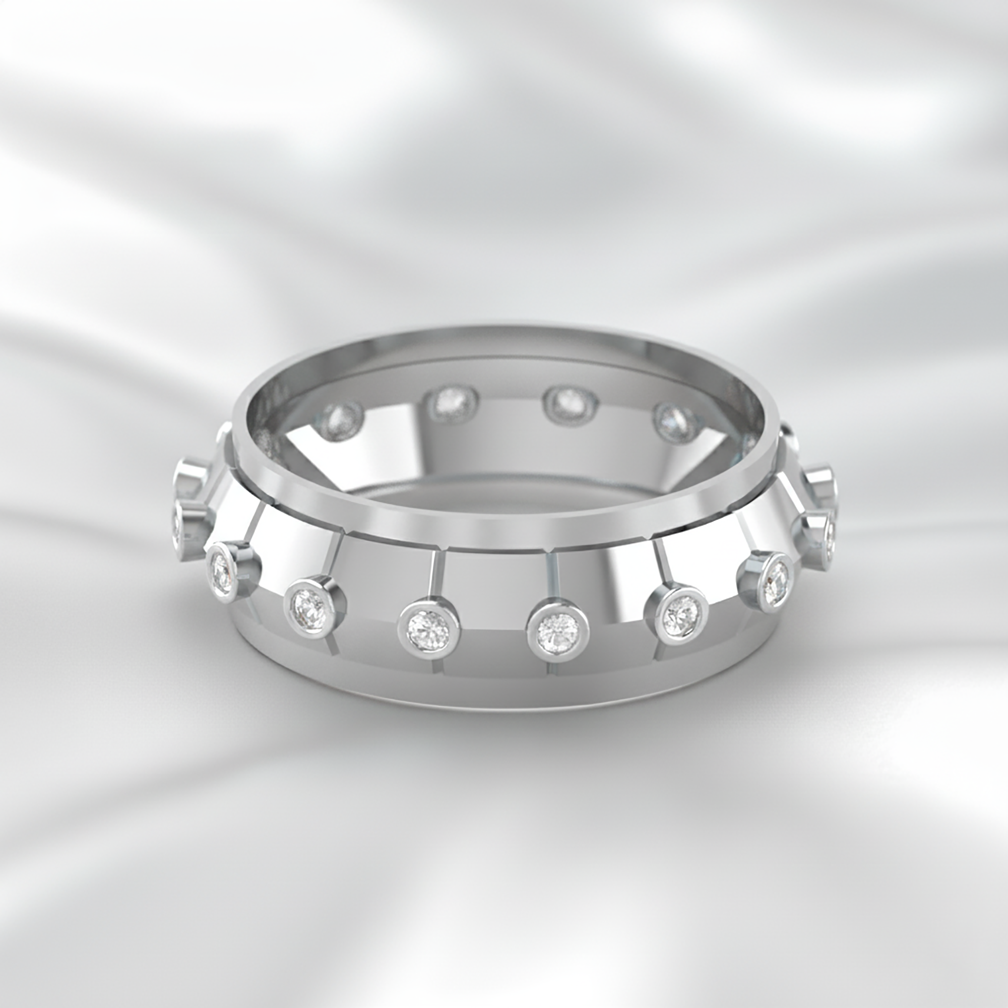 Sterling Silver Band for Couple