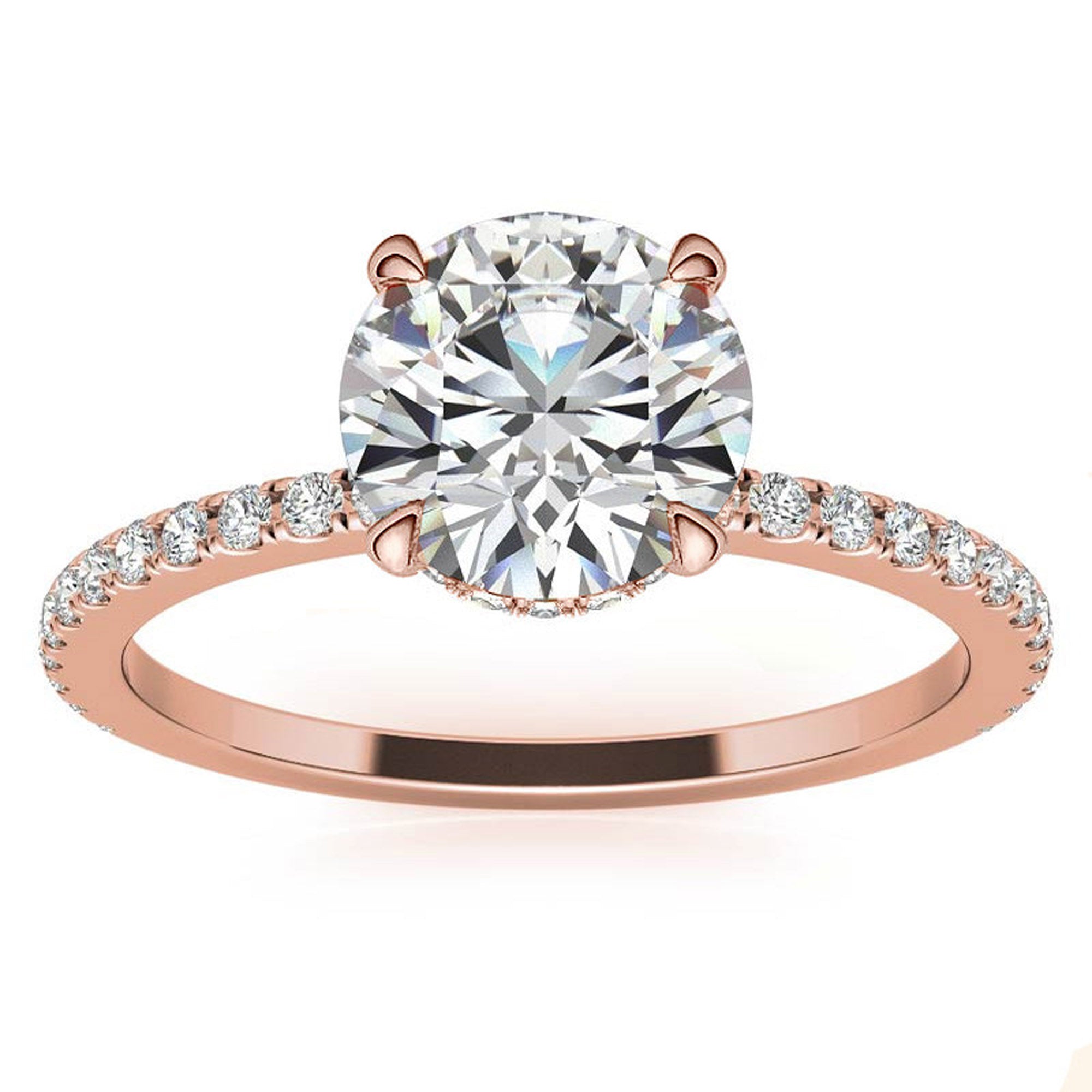 Stunning Rose Gold Plated Ring for Women