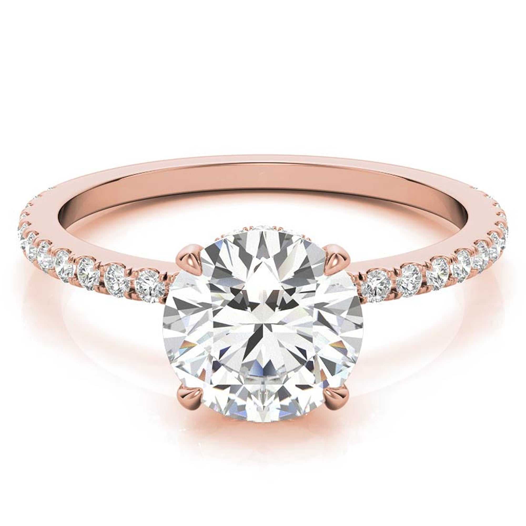 Stunning Rose Gold Plated Ring for Women