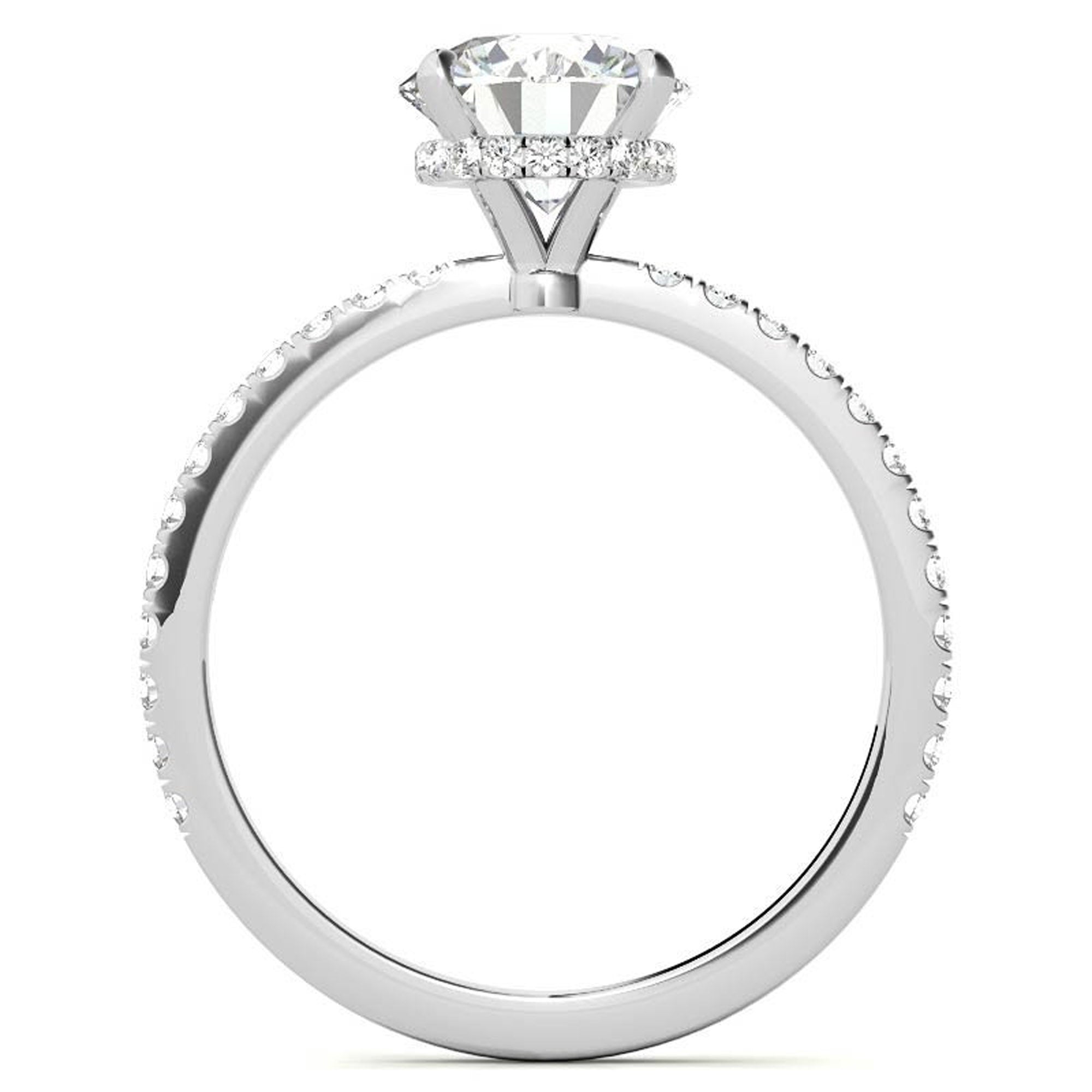 Stunning White Gold Plated Ring for Women