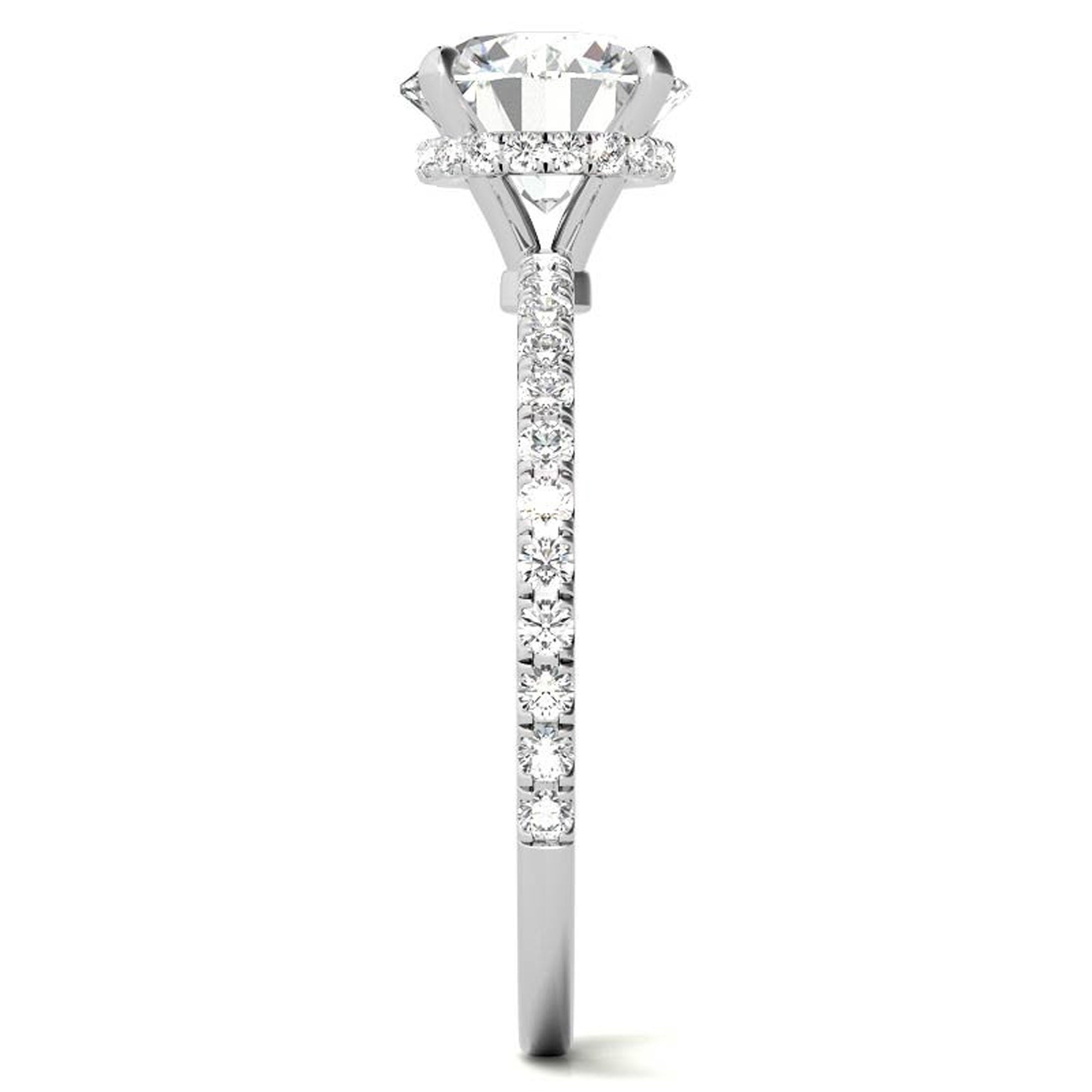 Stunning White Gold Plated Ring for Women