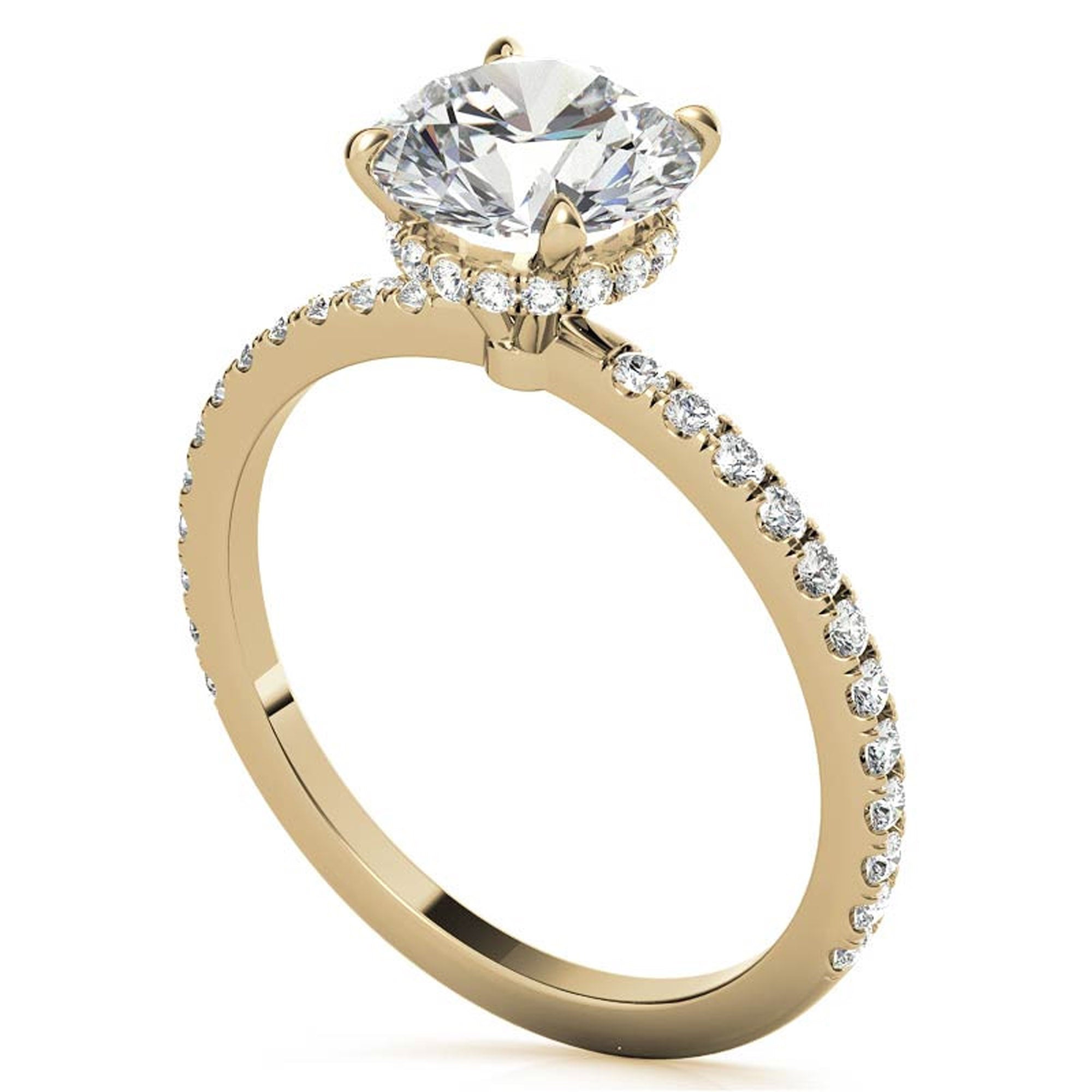 Stunning Yellow Gold Plated Ring for Women