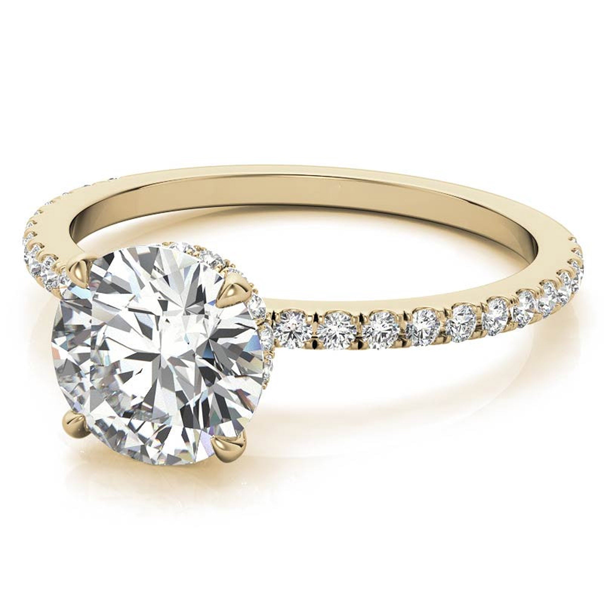 Stunning Yellow Gold Plated Ring for Women