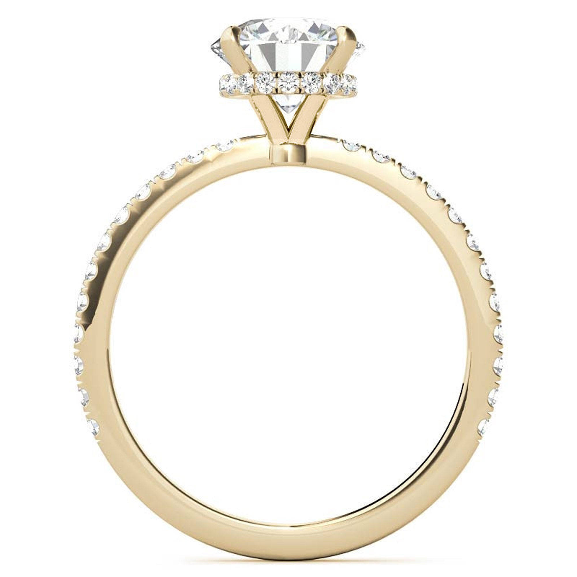 Stunning Yellow Gold Plated Ring for Women
