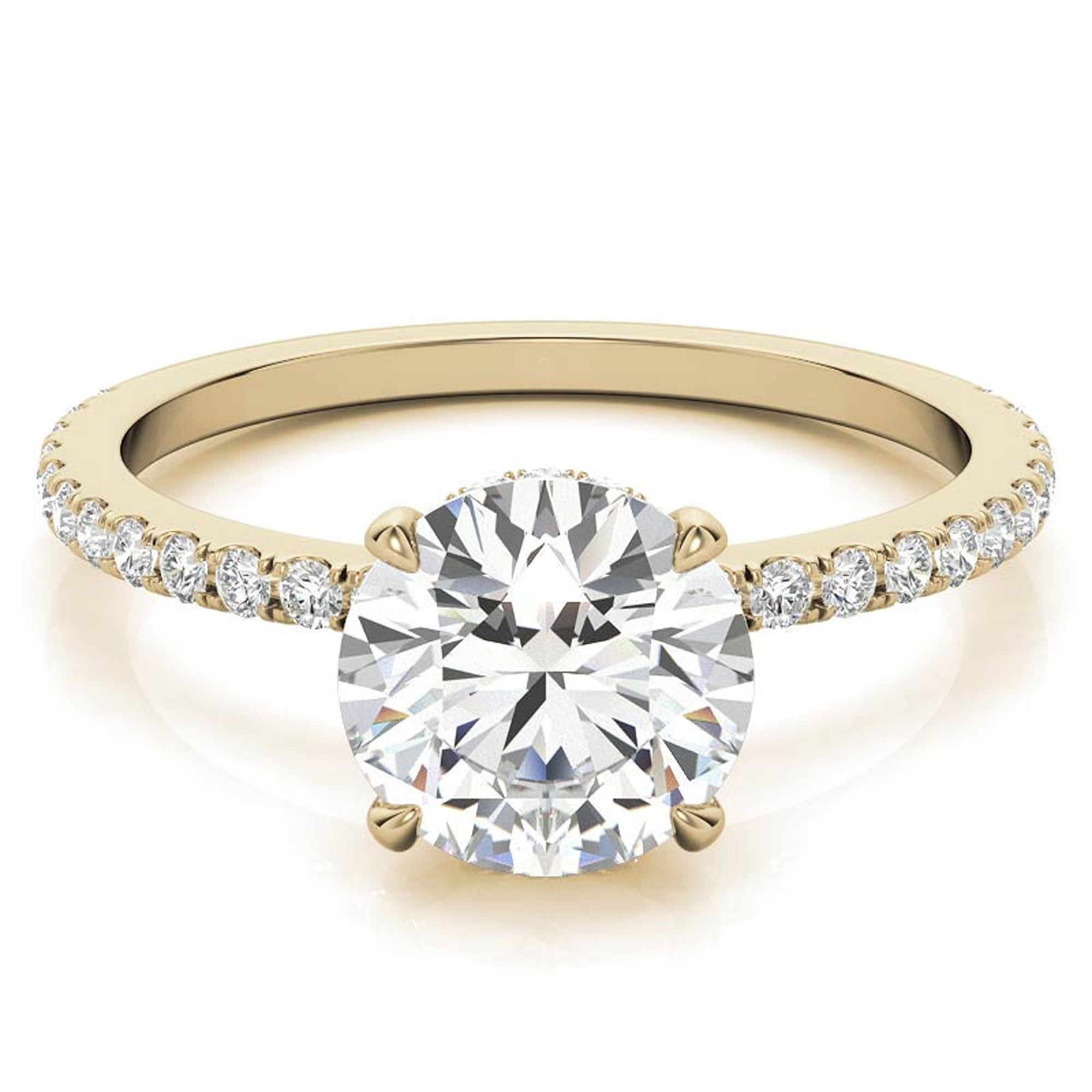 Stunning Yellow Gold Plated Ring for Women