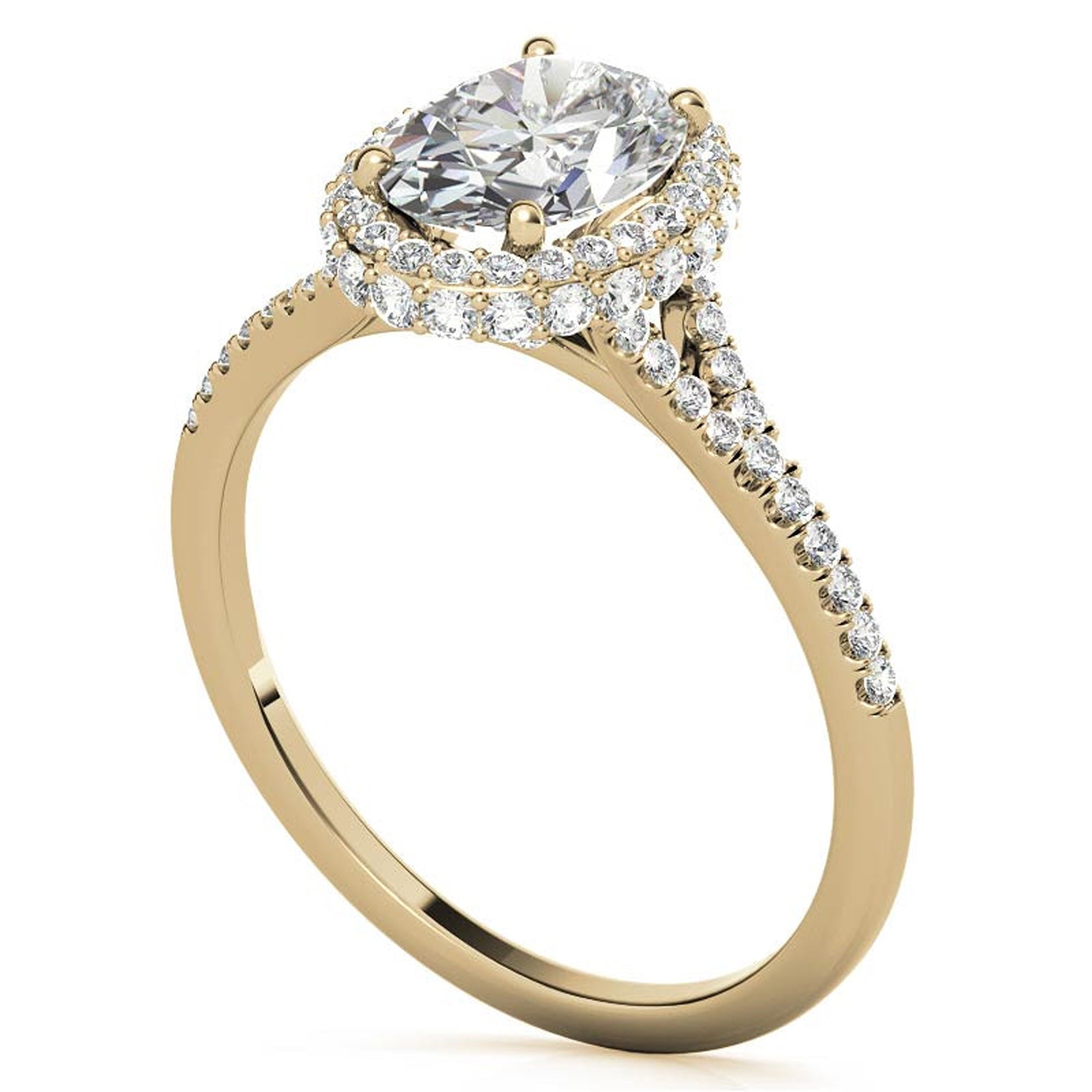 Silver double sparkle ring