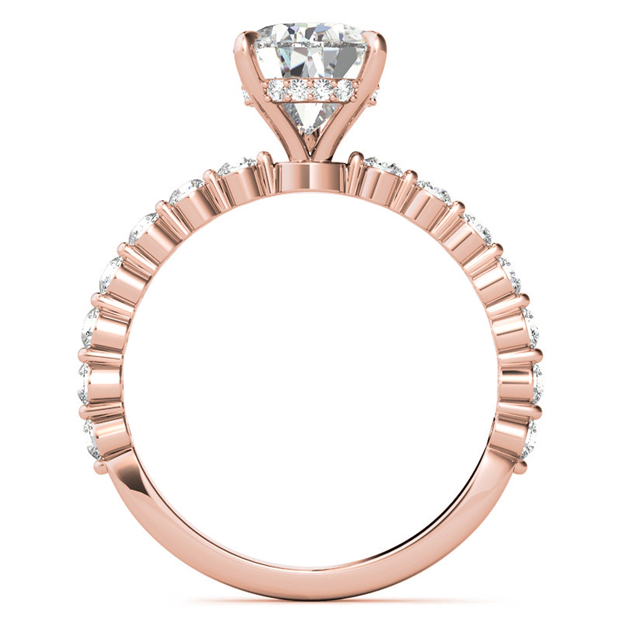 Silver Pear Cut Ring