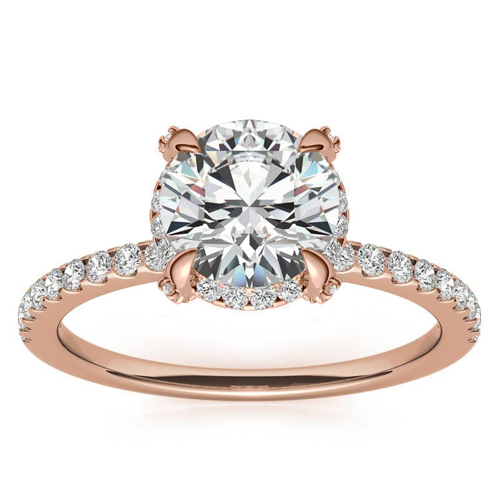 Stunning Round Solitaire Diamond Ring