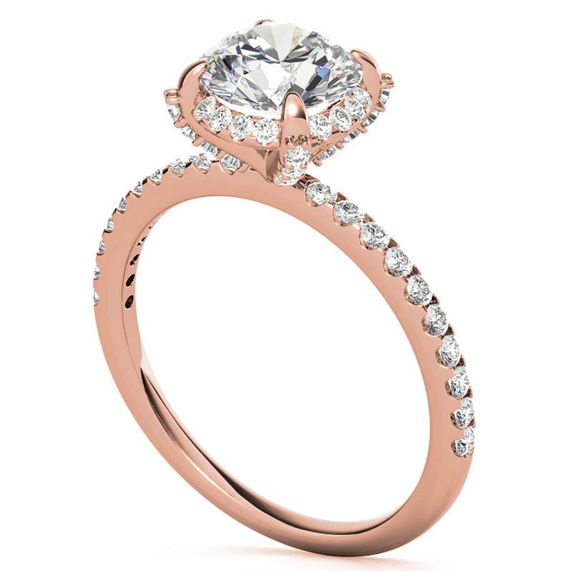 Stunning Round Solitaire Diamond Ring