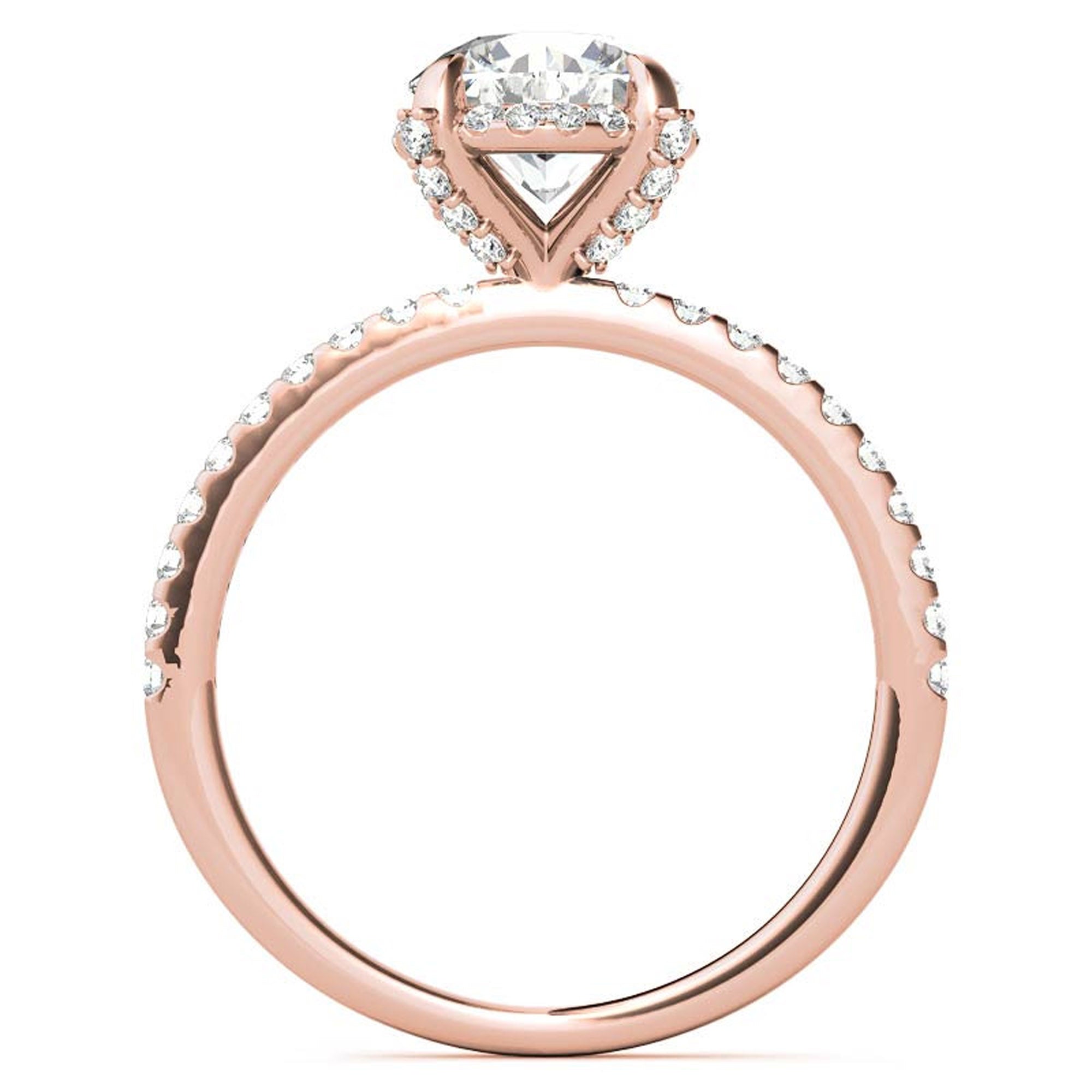 Stunning Round Solitaire Diamond Ring