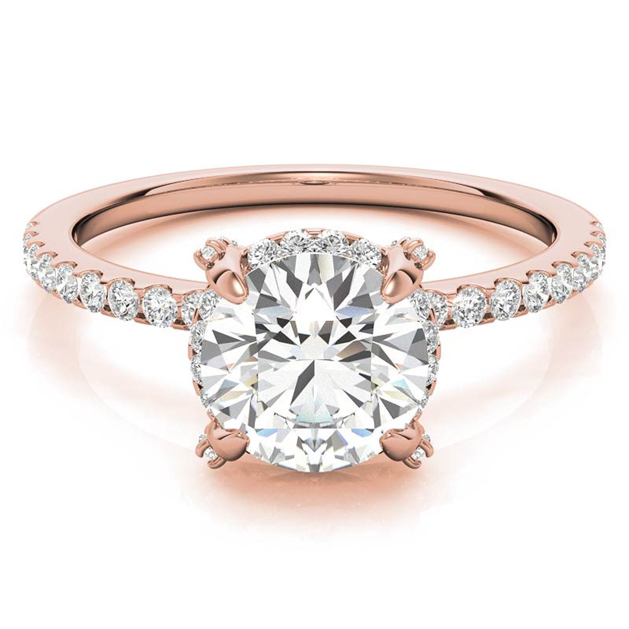Stunning Round Solitaire Diamond Ring