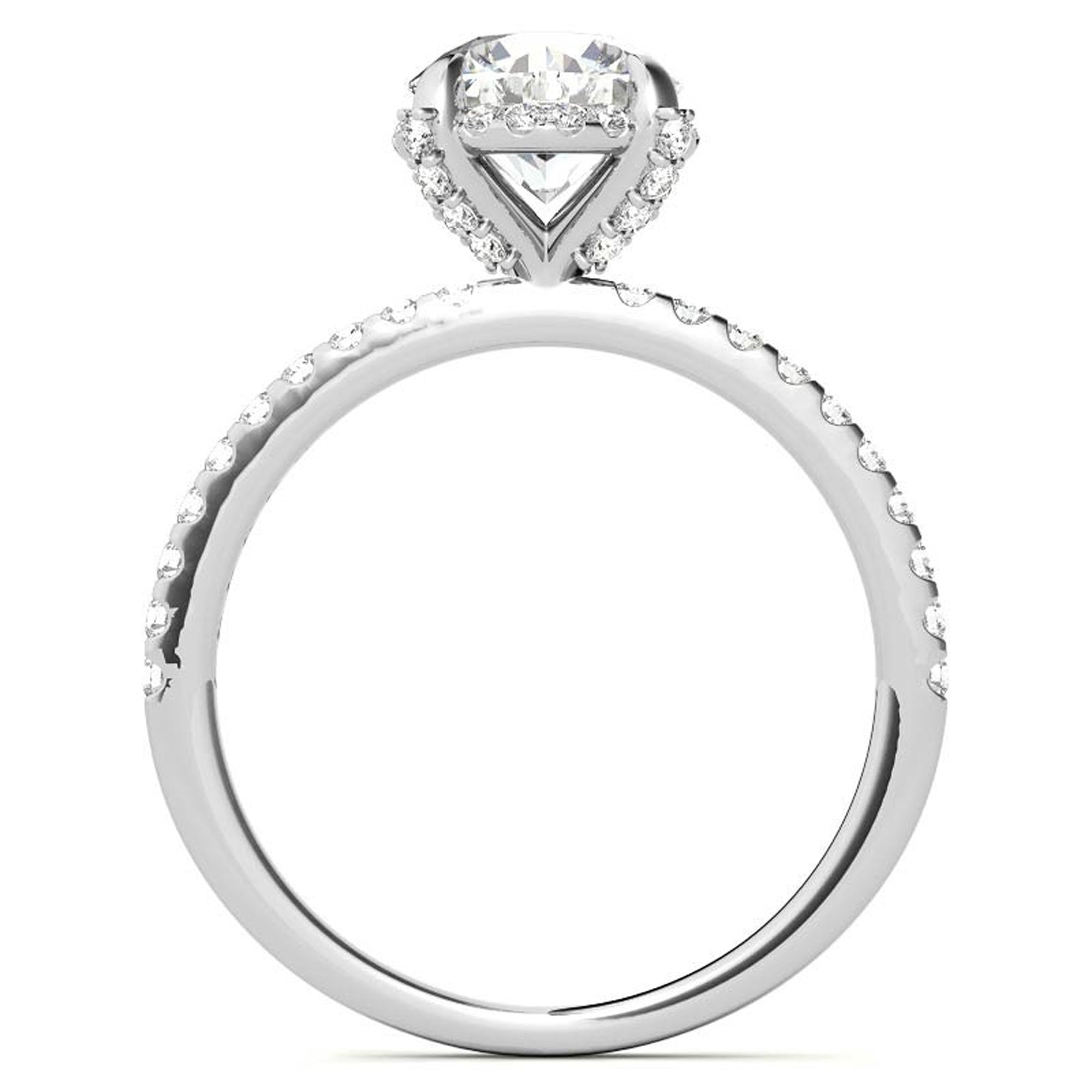 Stunning Round Solitaire Diamond Ring
