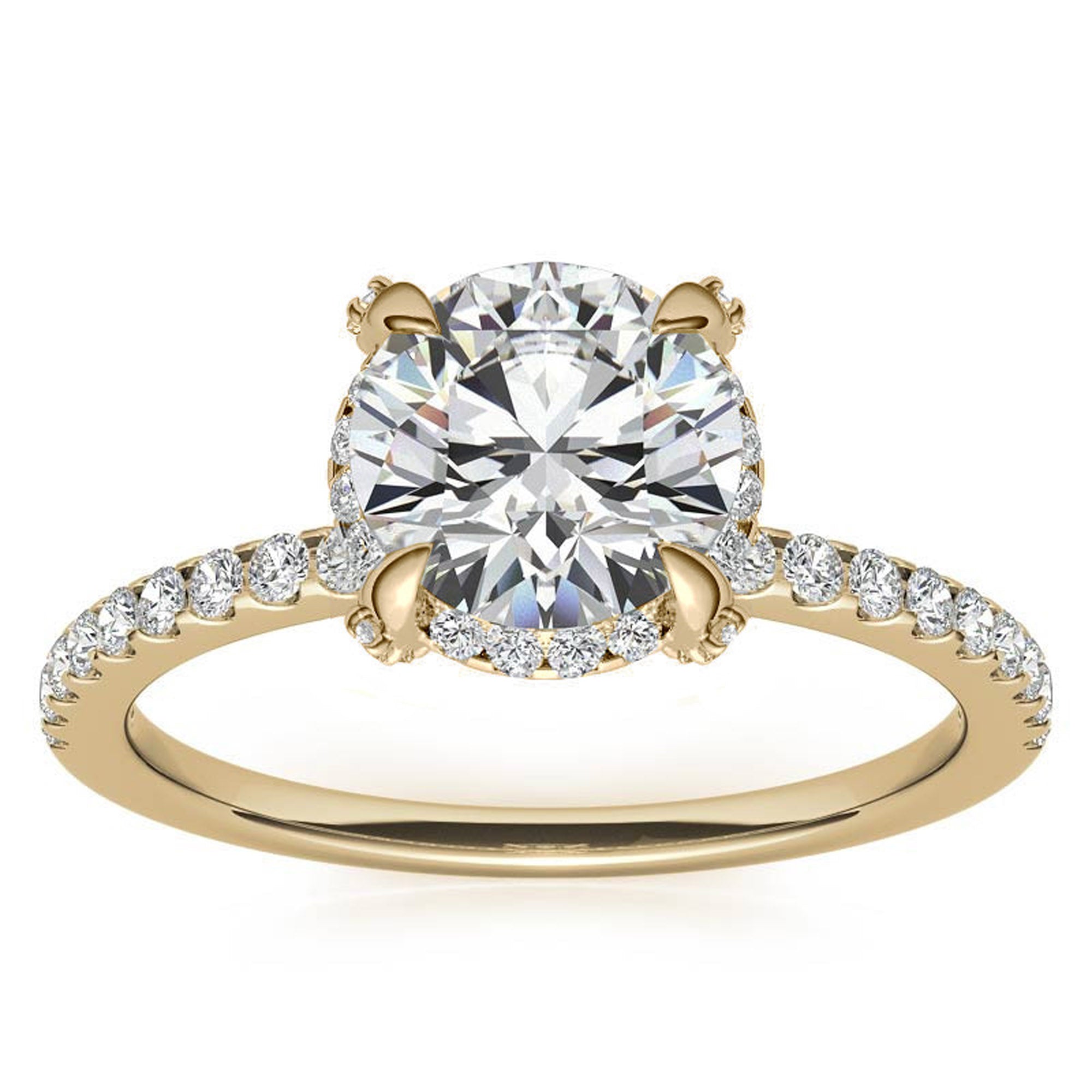 Stunning Round Solitaire Diamond Ring