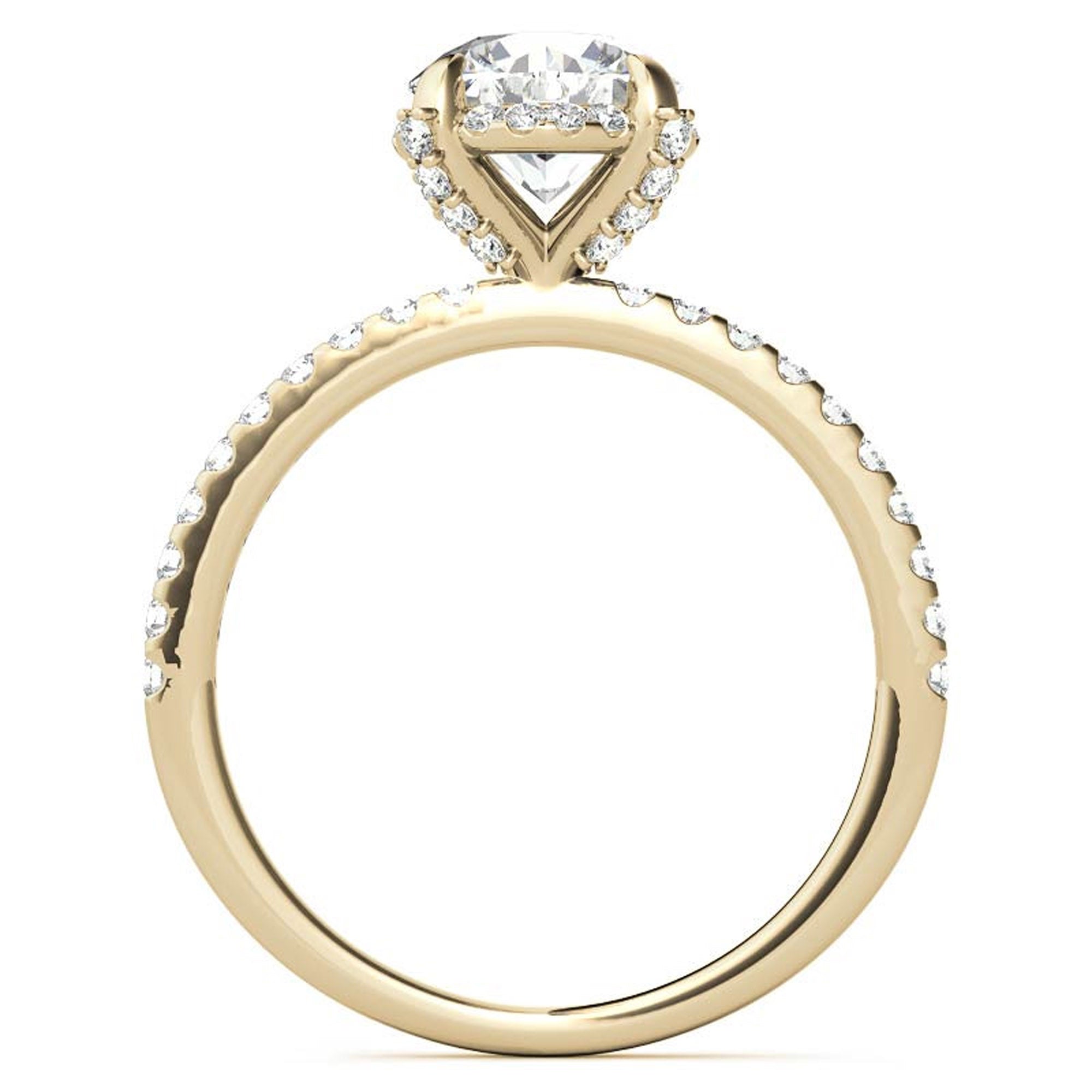 Stunning Round Solitaire Diamond Ring