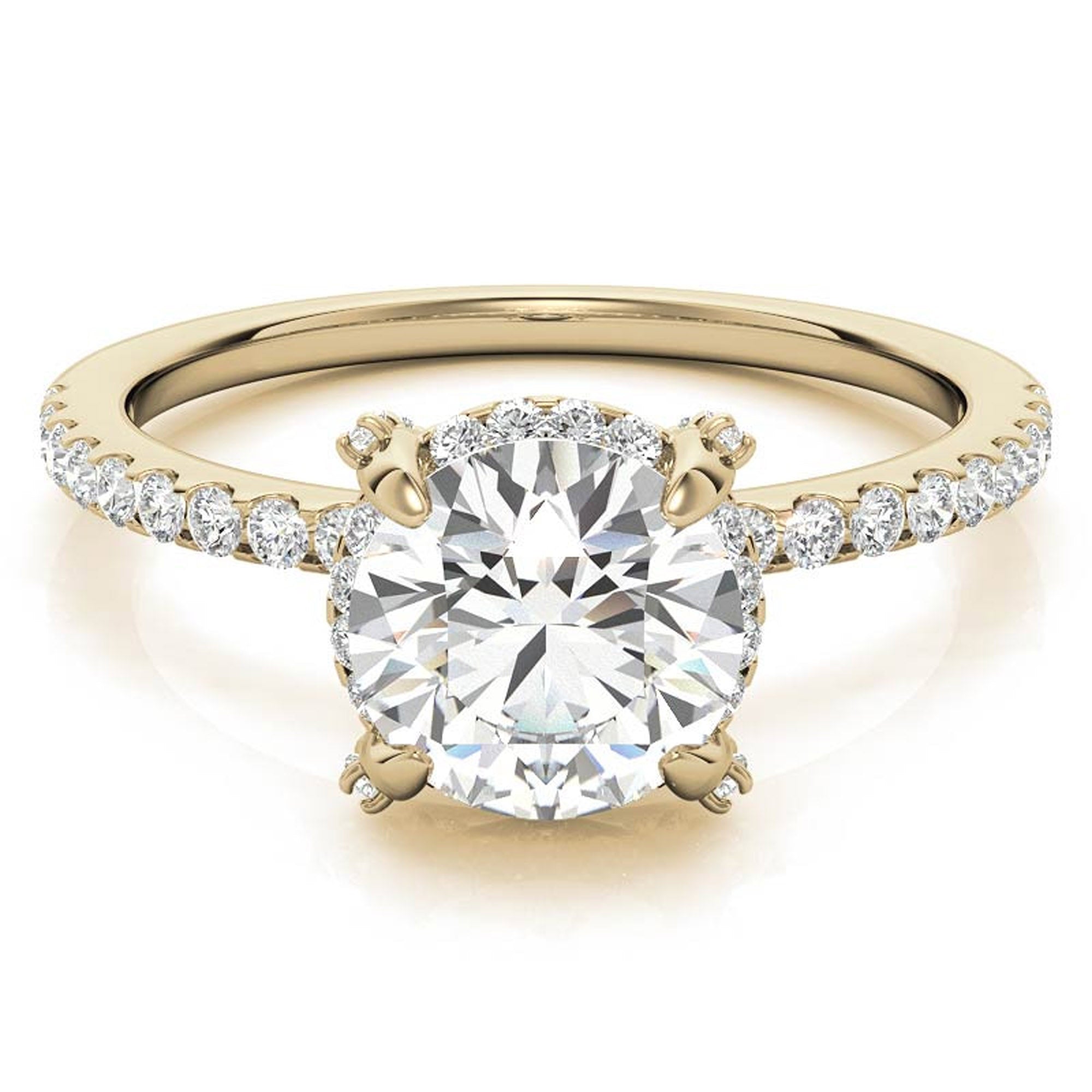 Stunning Round Solitaire Diamond Ring