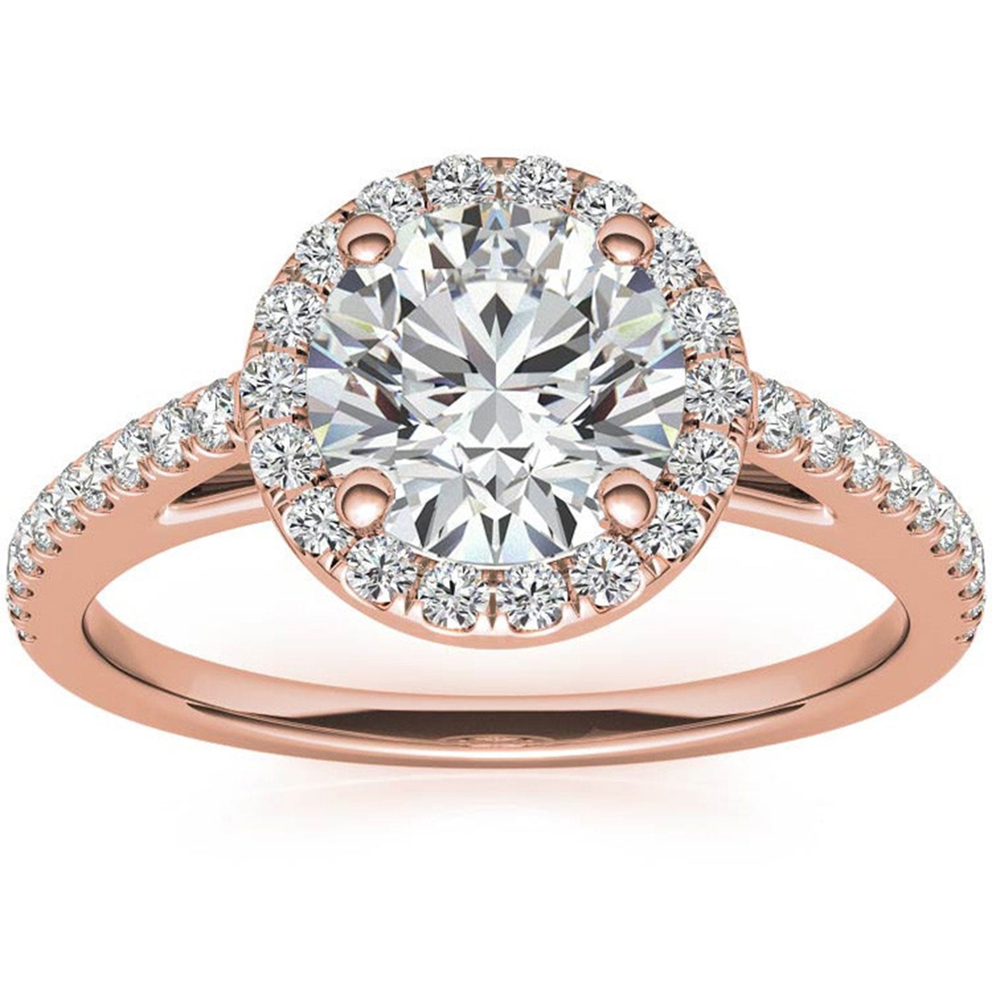 Elegant Halo Design Ring for Women