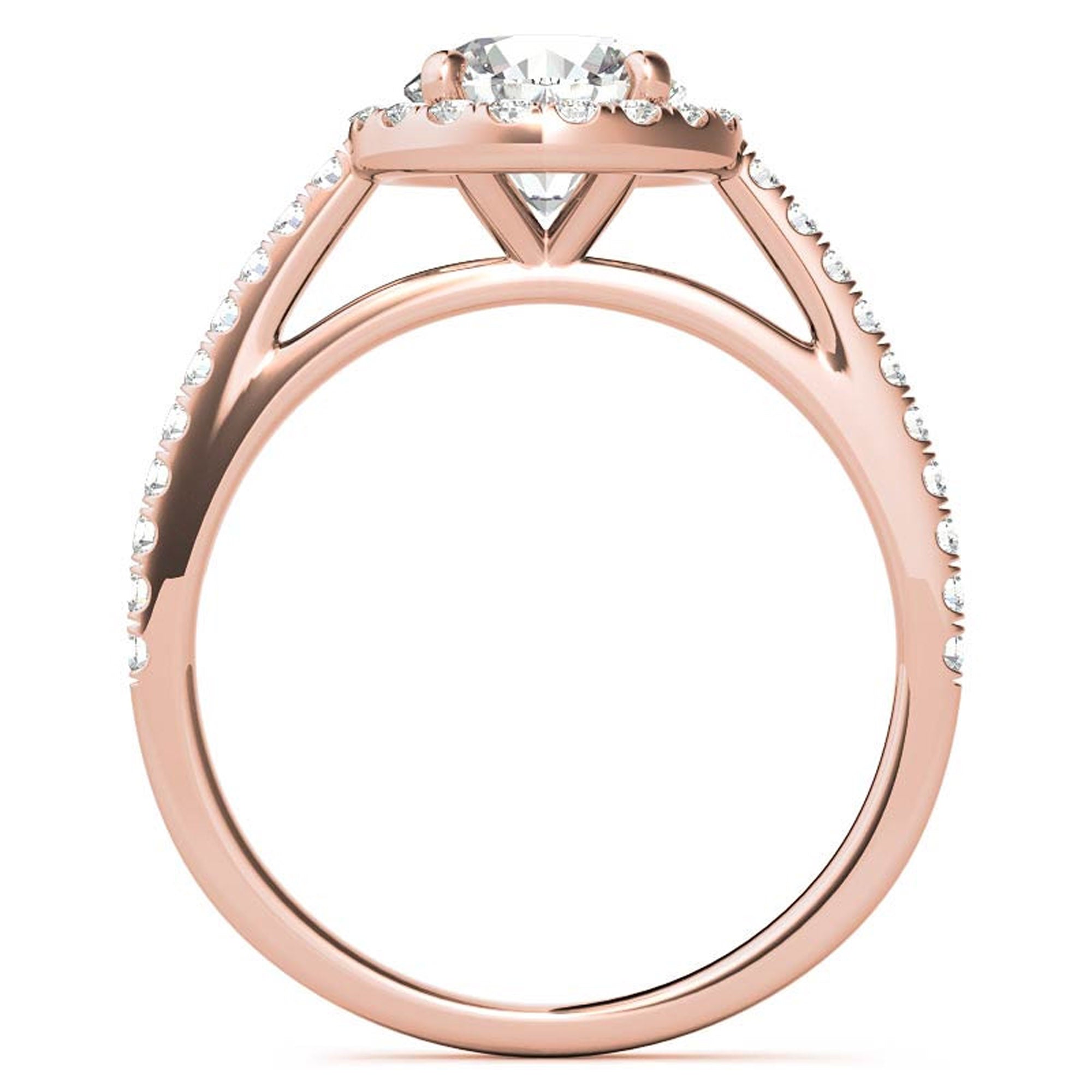 Elegant Halo Design Ring for Women