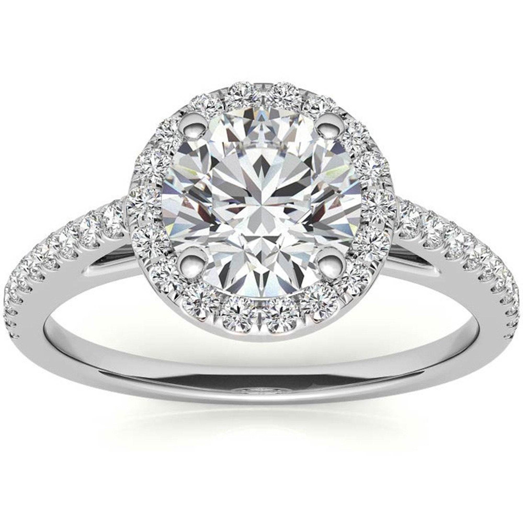 Elegant Halo Design Ring for Women