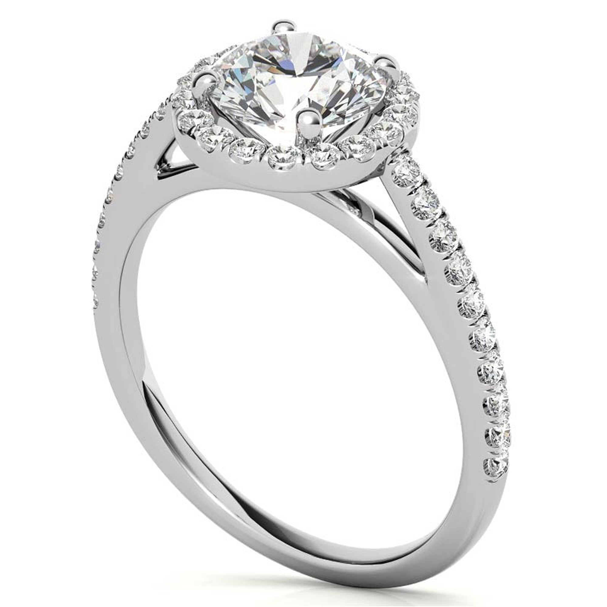 Elegant Halo Design Ring for Women