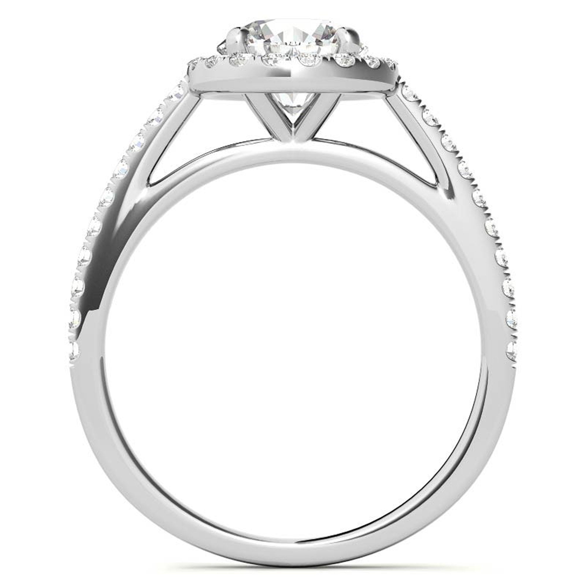 Elegant Halo Design Ring for Women