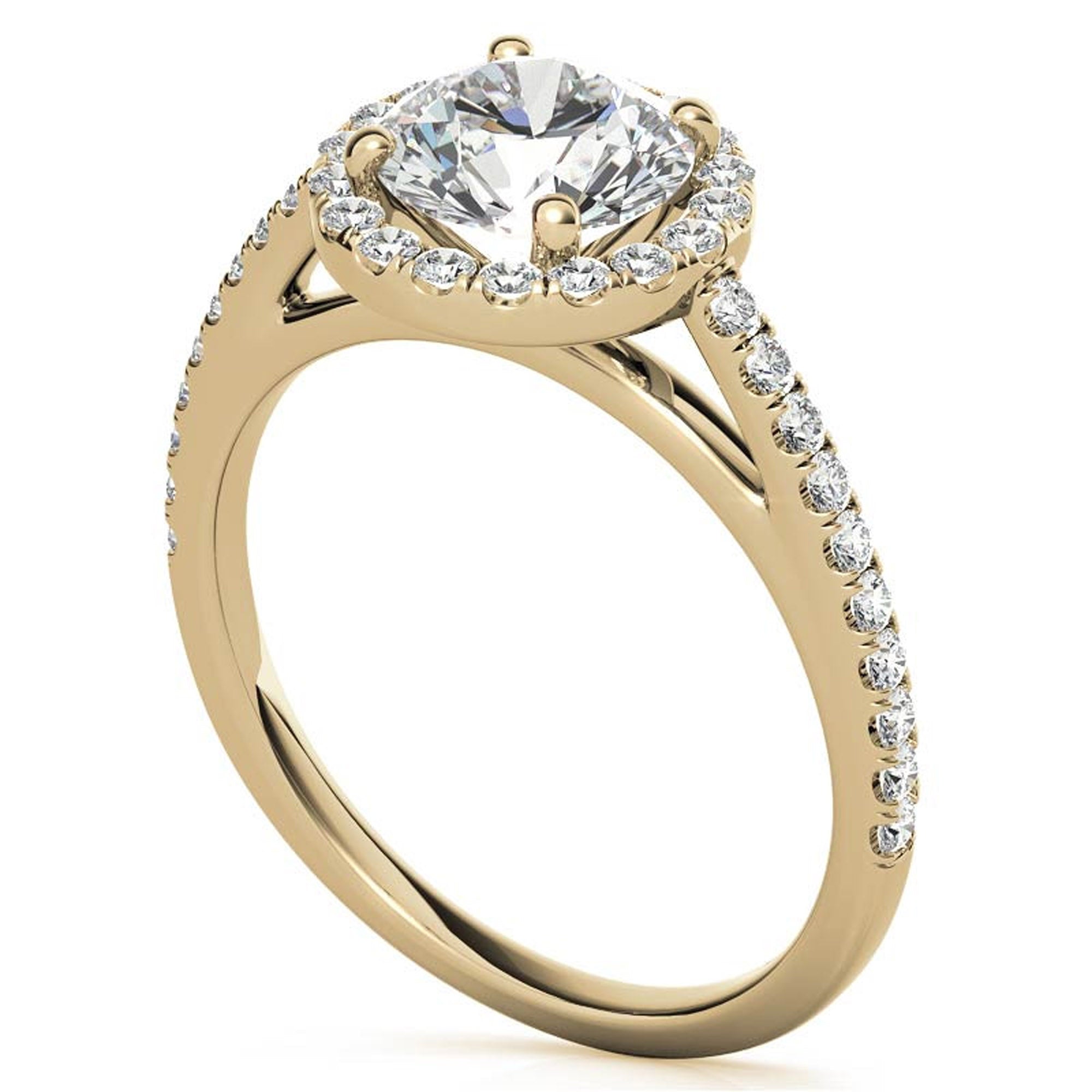 Elegant Halo Design Ring for Women