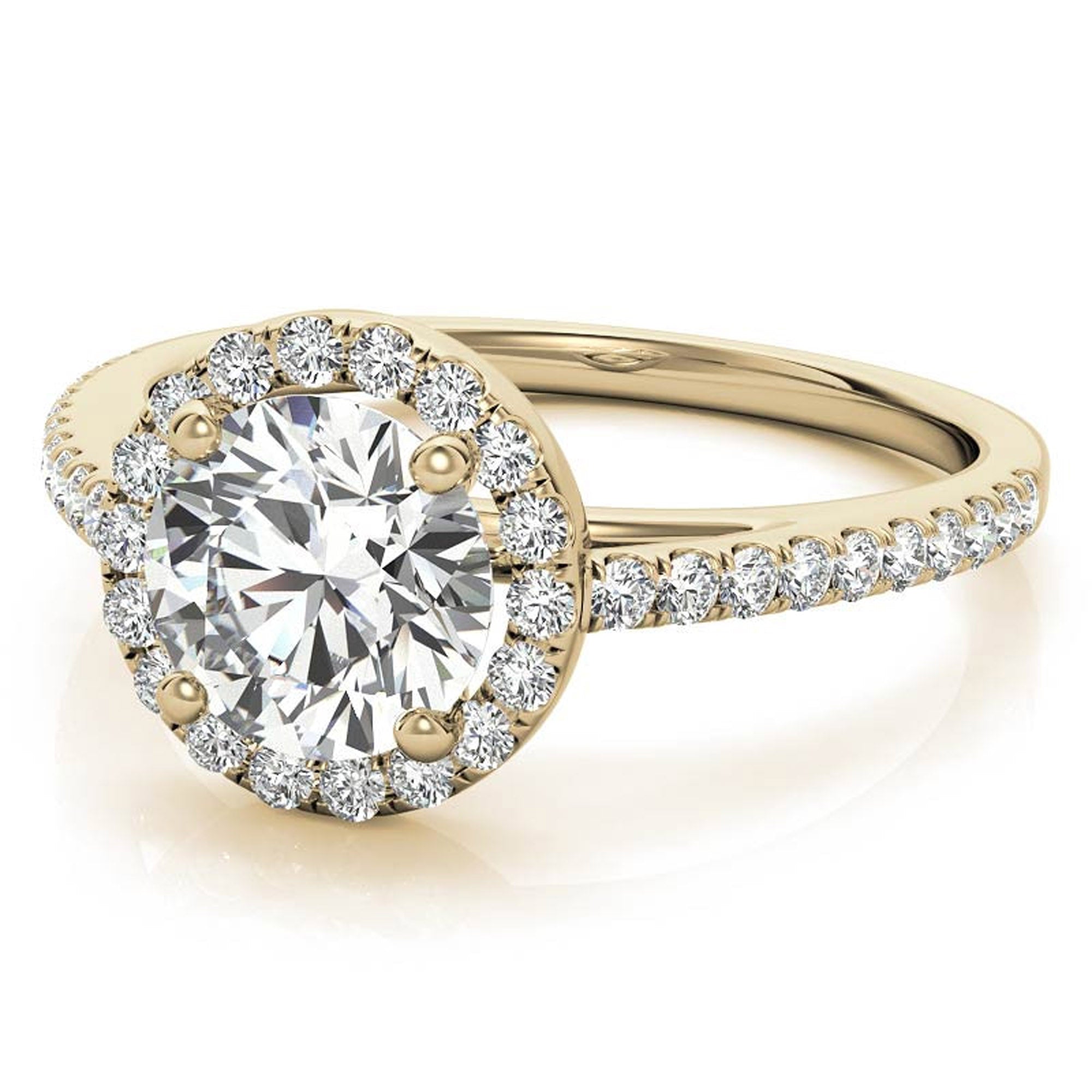 Elegant Halo Design Ring for Women