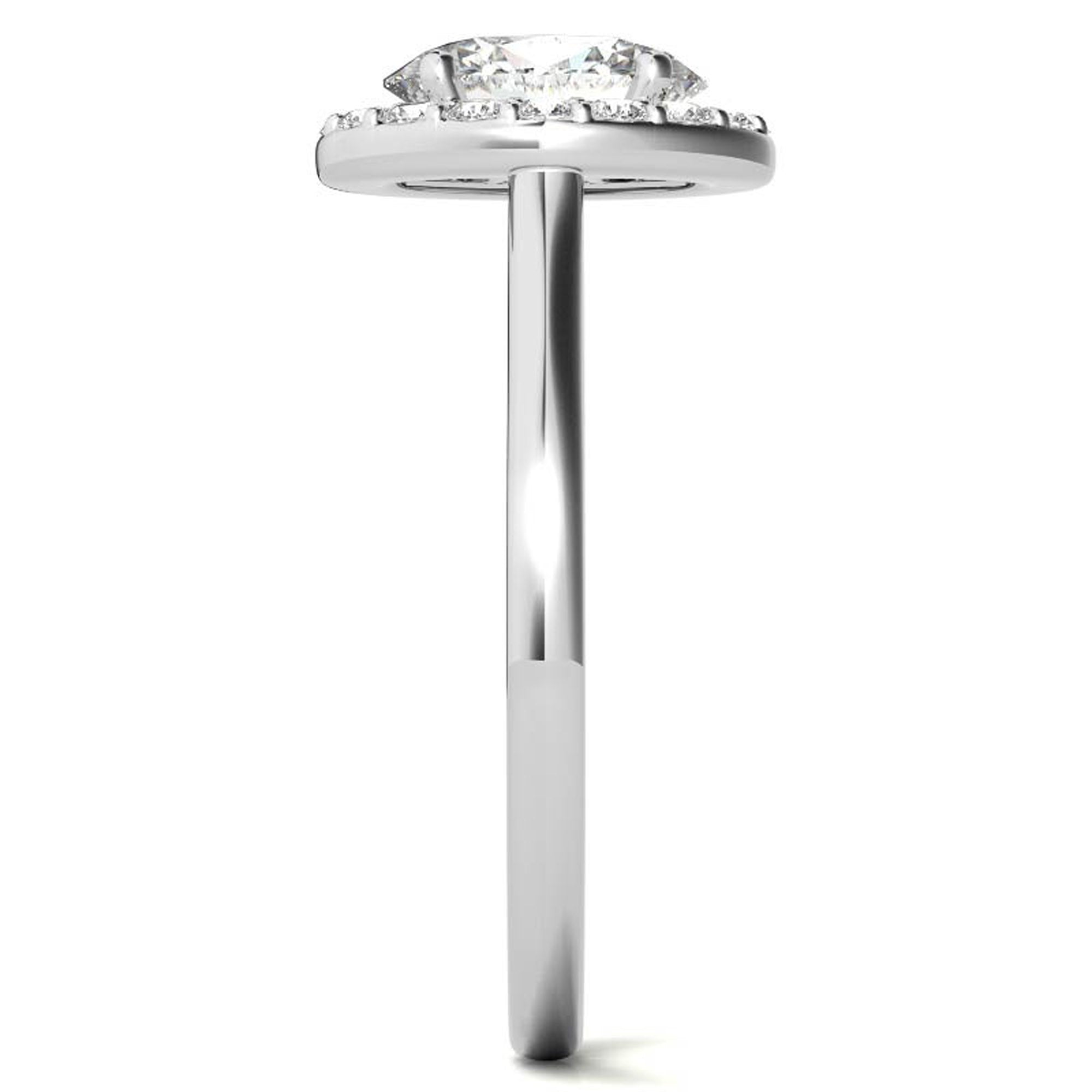 Silver Elegant white Sparkle Ring