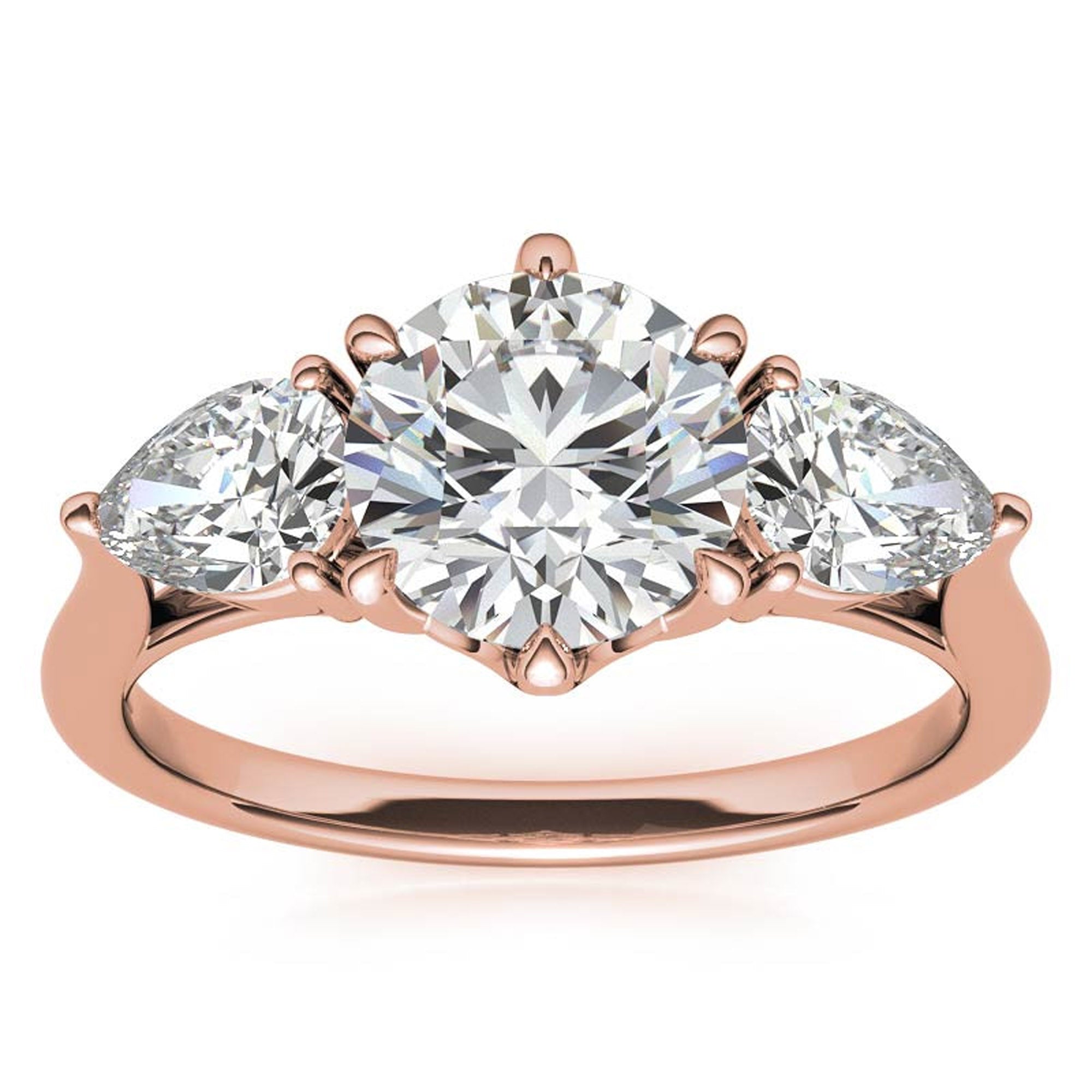 Stackable Rose Gold Ring Set