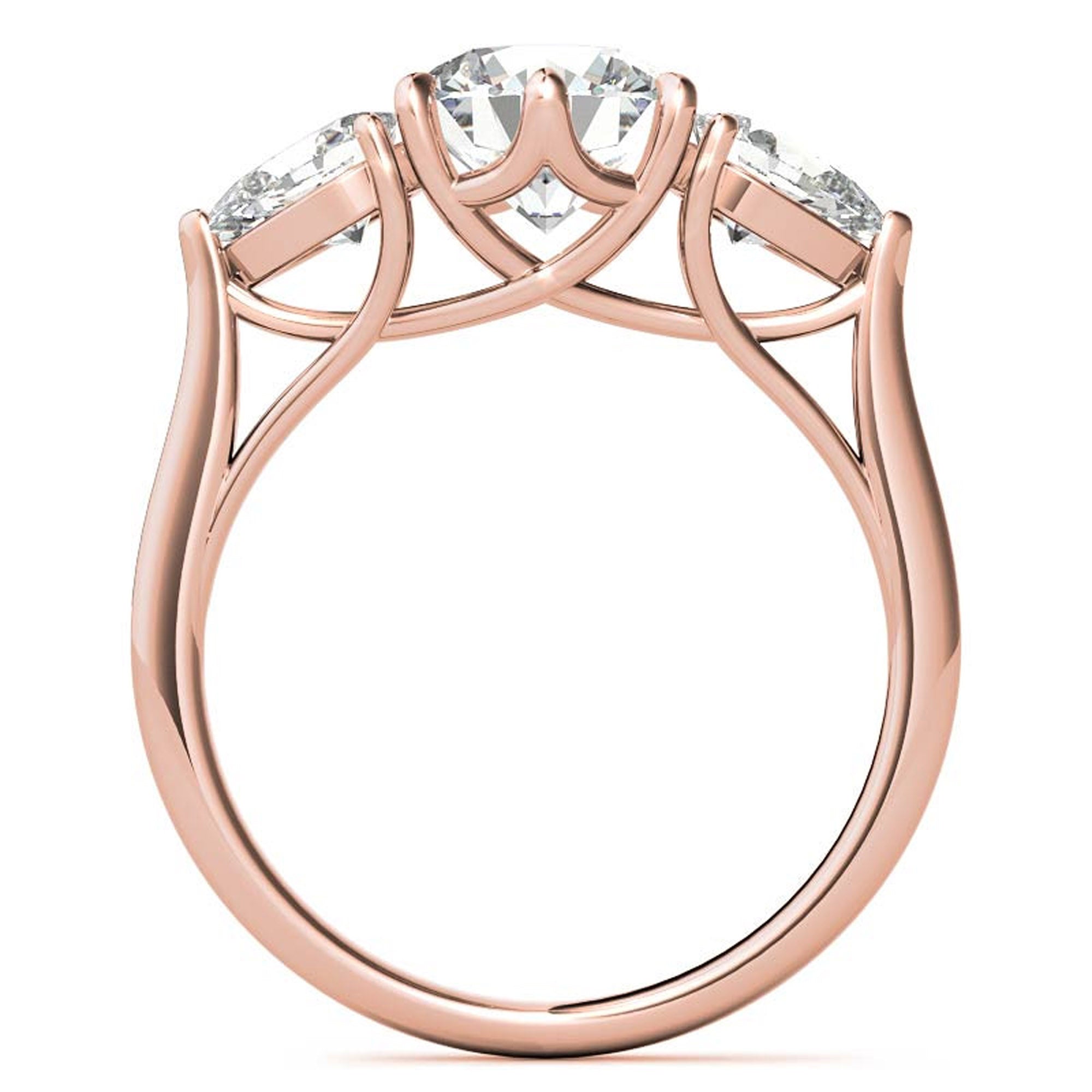 Stackable Rose Gold Ring Set