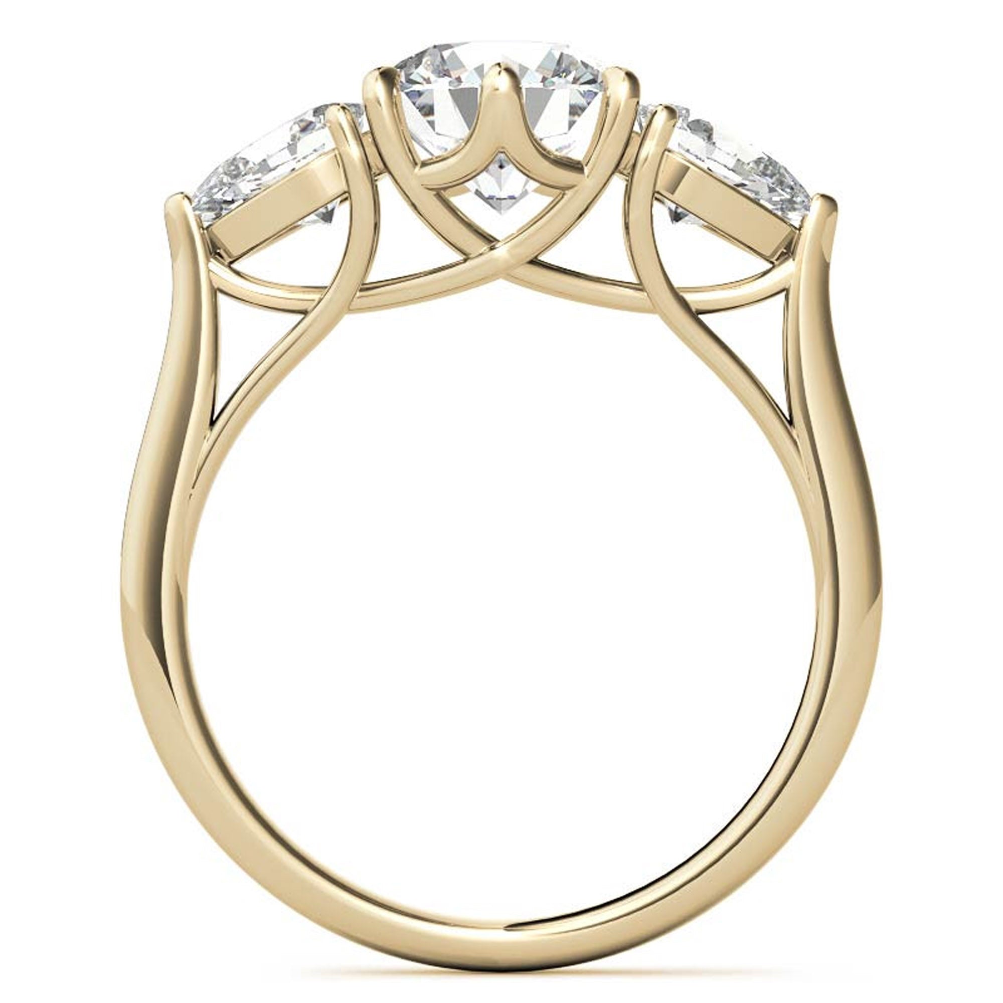 Stackable Yellow Gold Ring Set