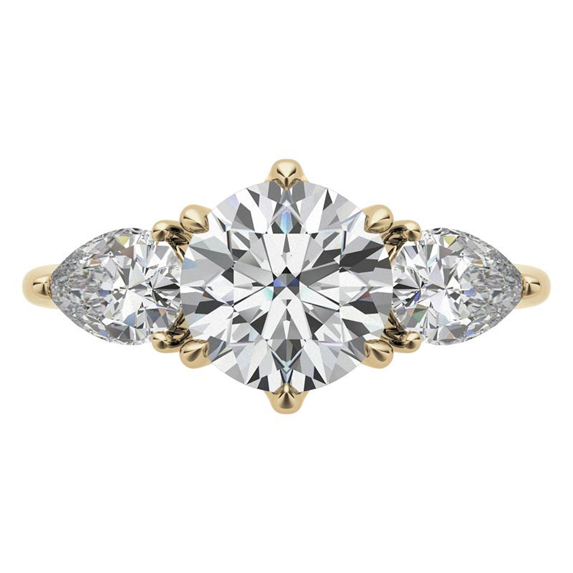 Stackable Yellow Gold Ring Set
