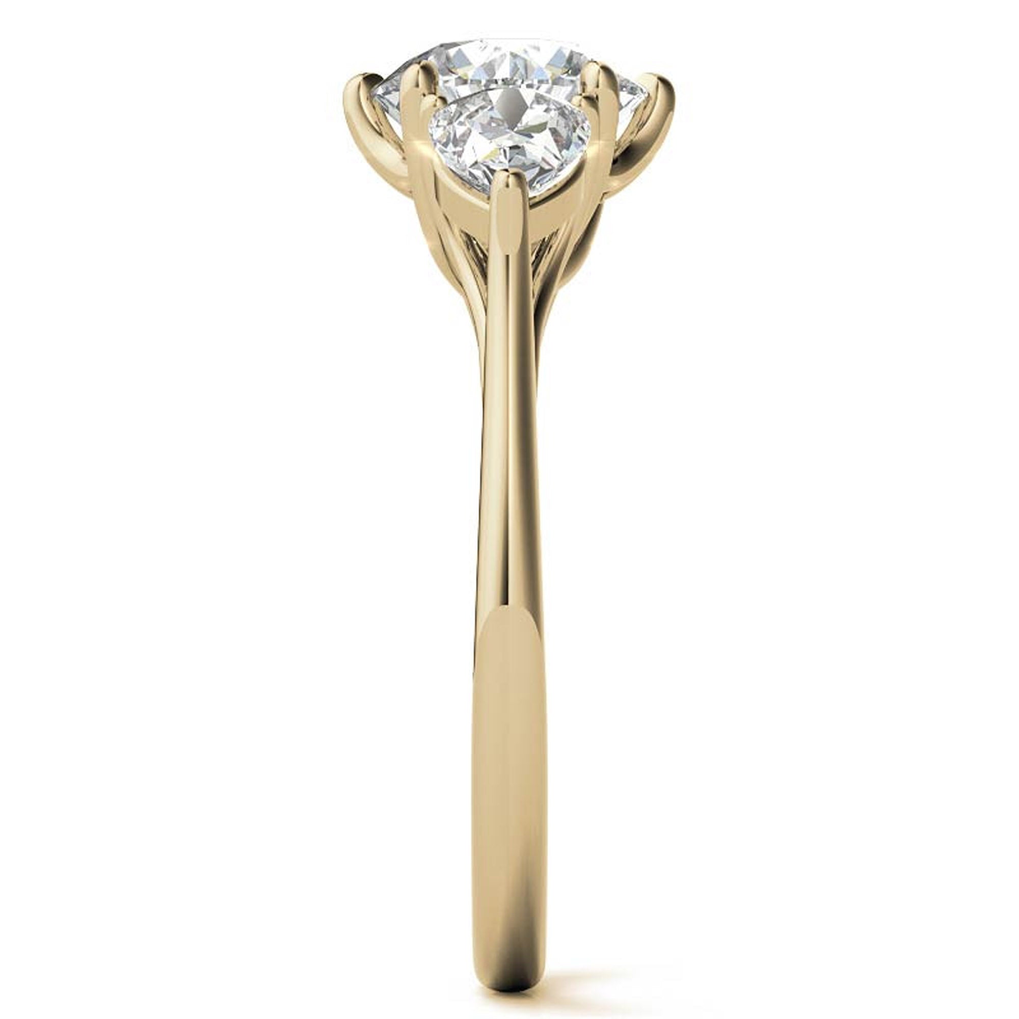 Stackable Yellow Gold Ring Set