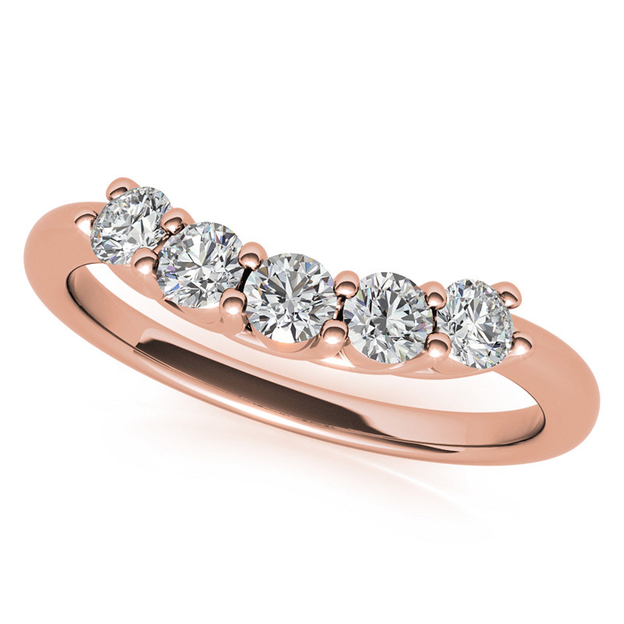 Stackable Rose Gold Ring Set