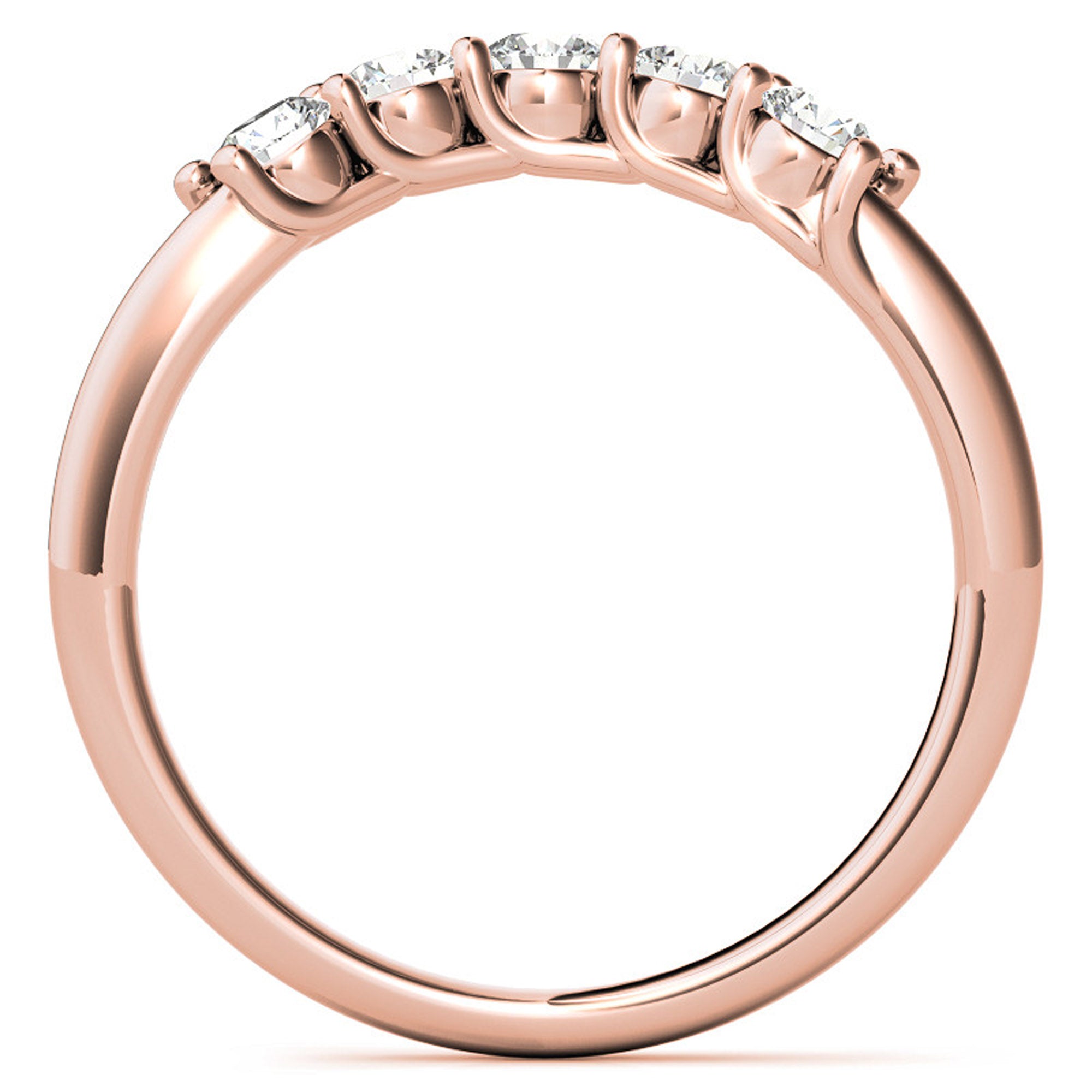 Stackable Rose Gold Ring Set