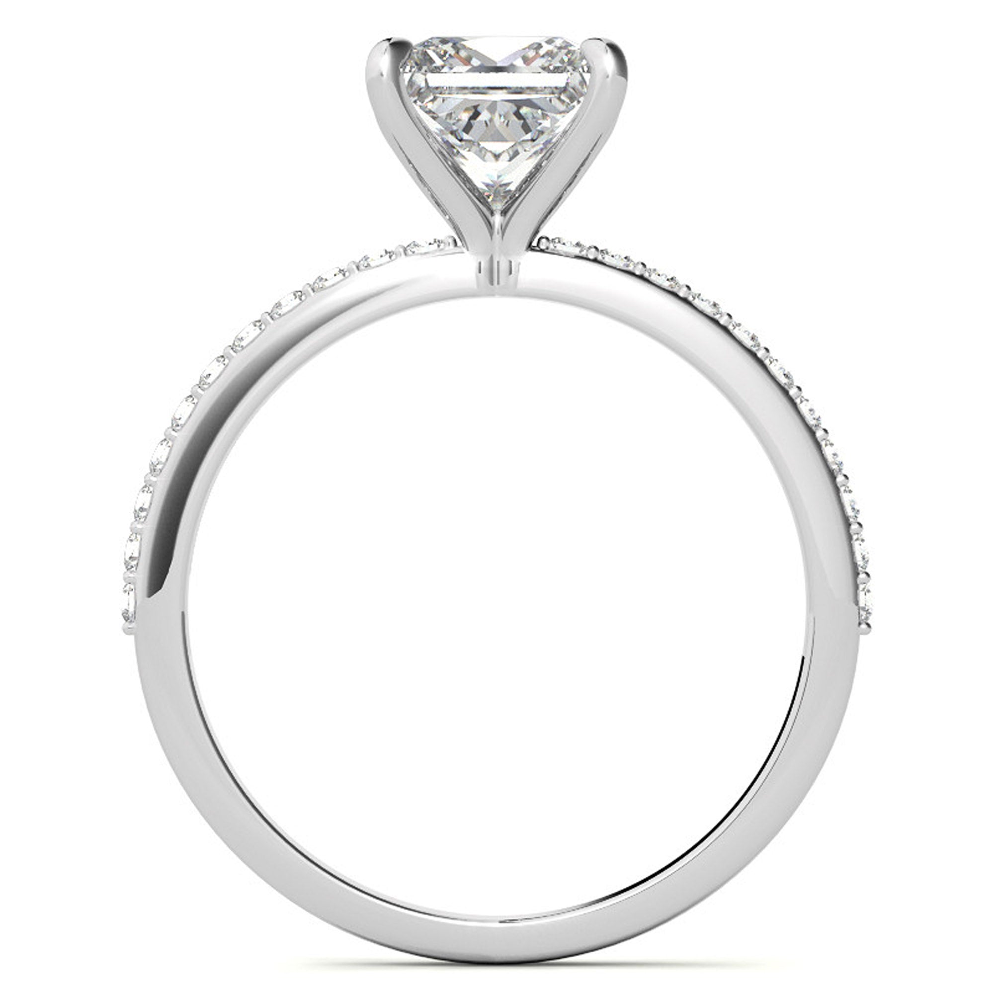 Princess Cut Luxury Promise Ring