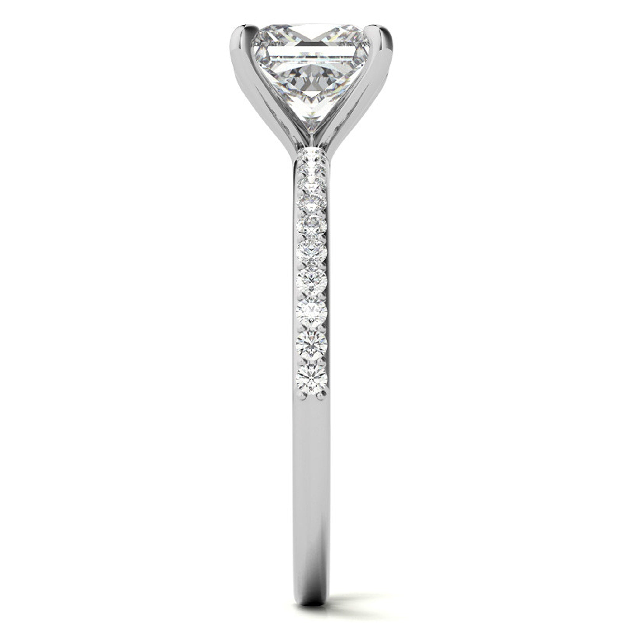 Princess Cut Luxury Promise Ring