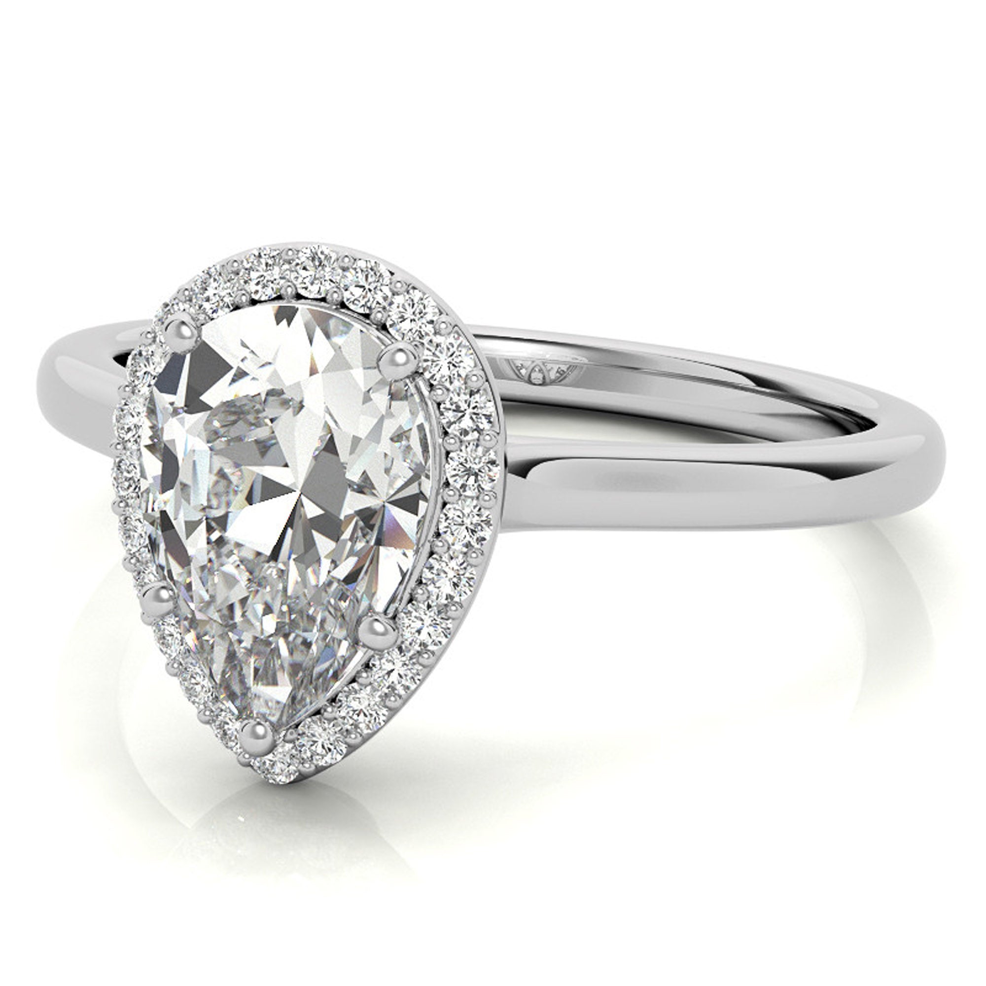 Silver Lunar Beam Ring