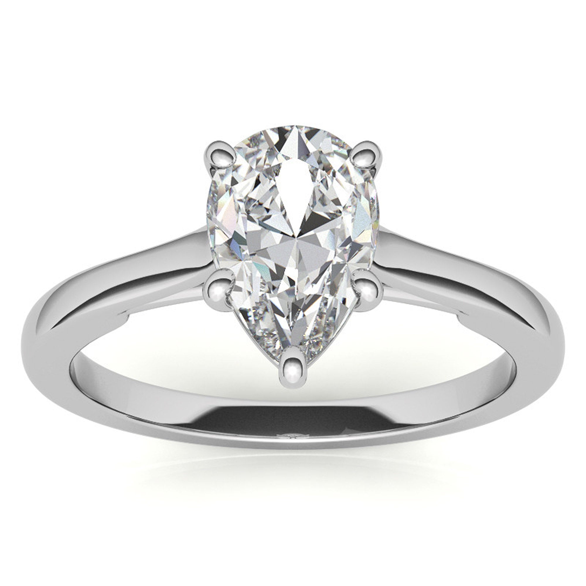 Silver Celestial Glow Ring