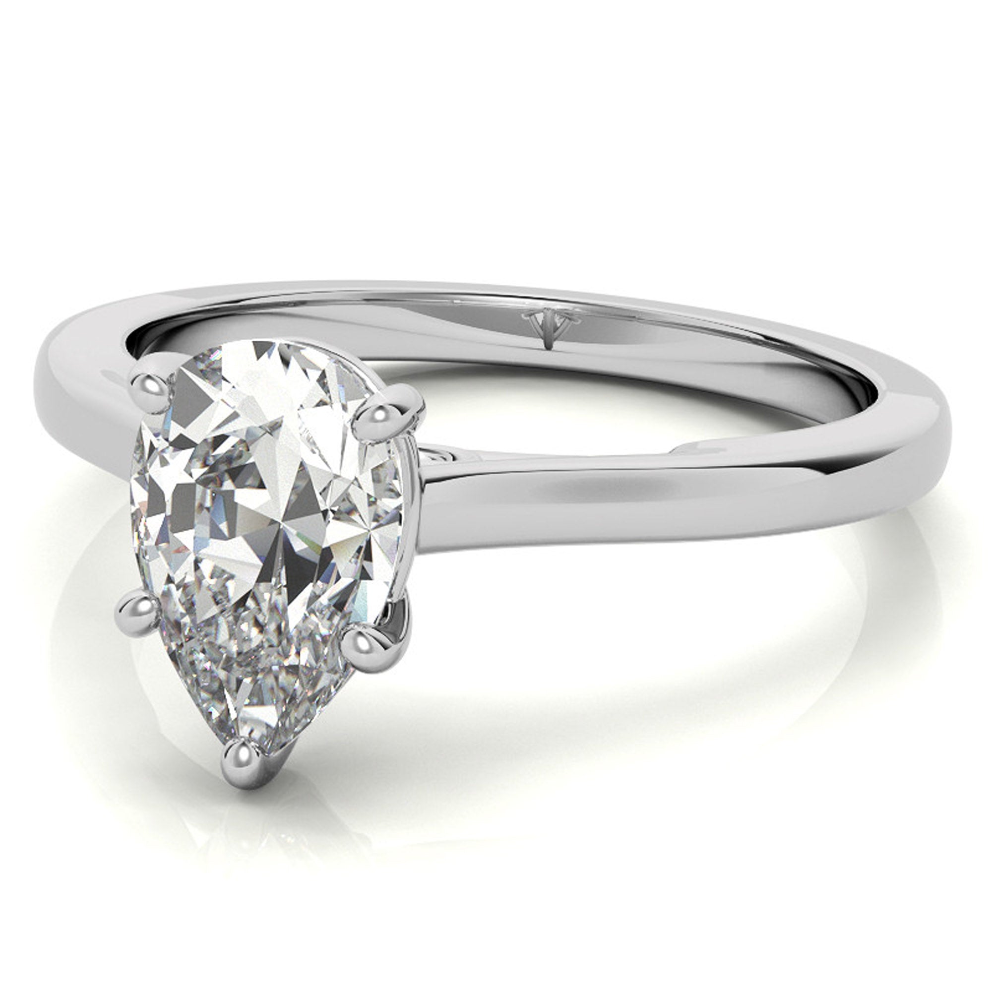 Silver Celestial Glow Ring
