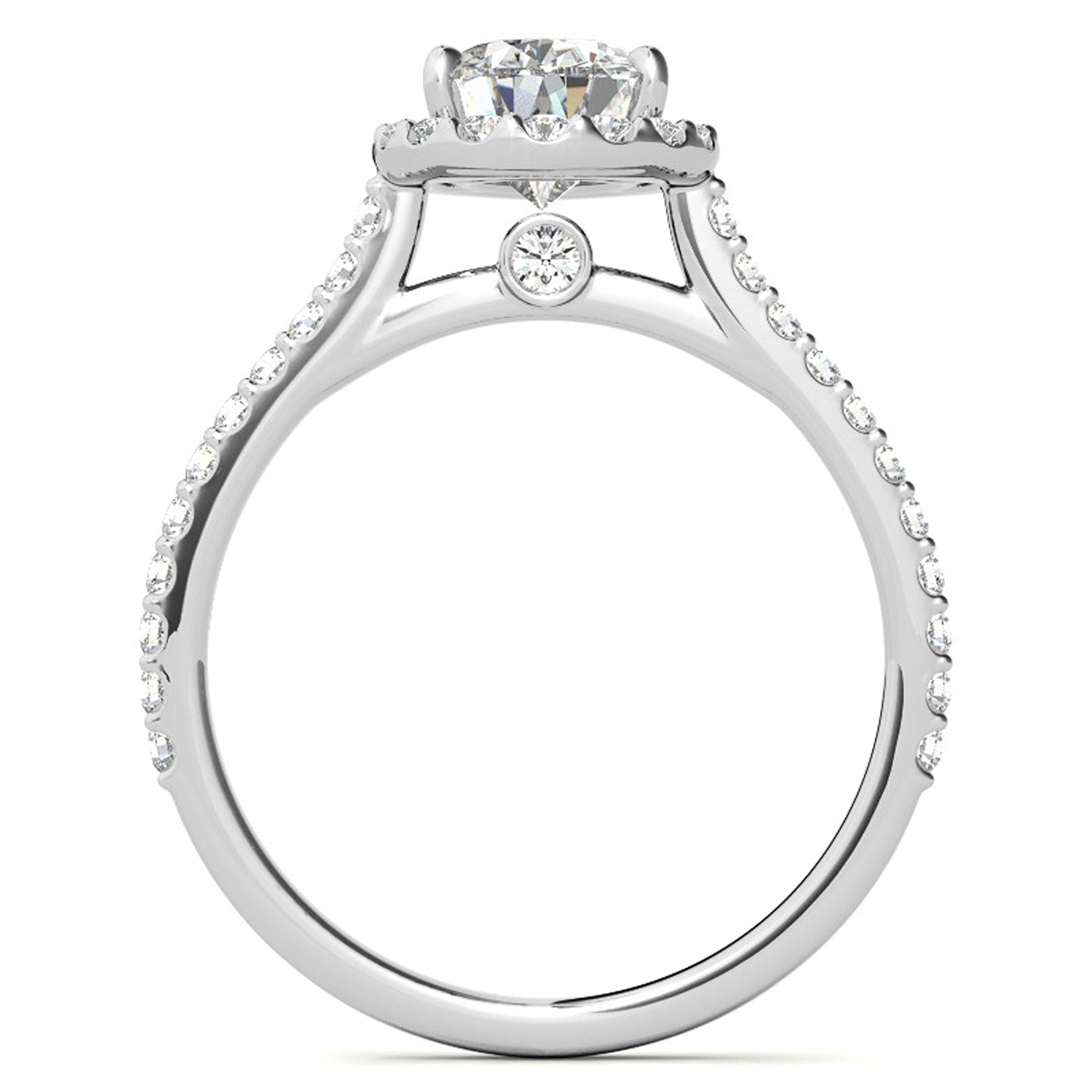Silver Charming Bridal Ring