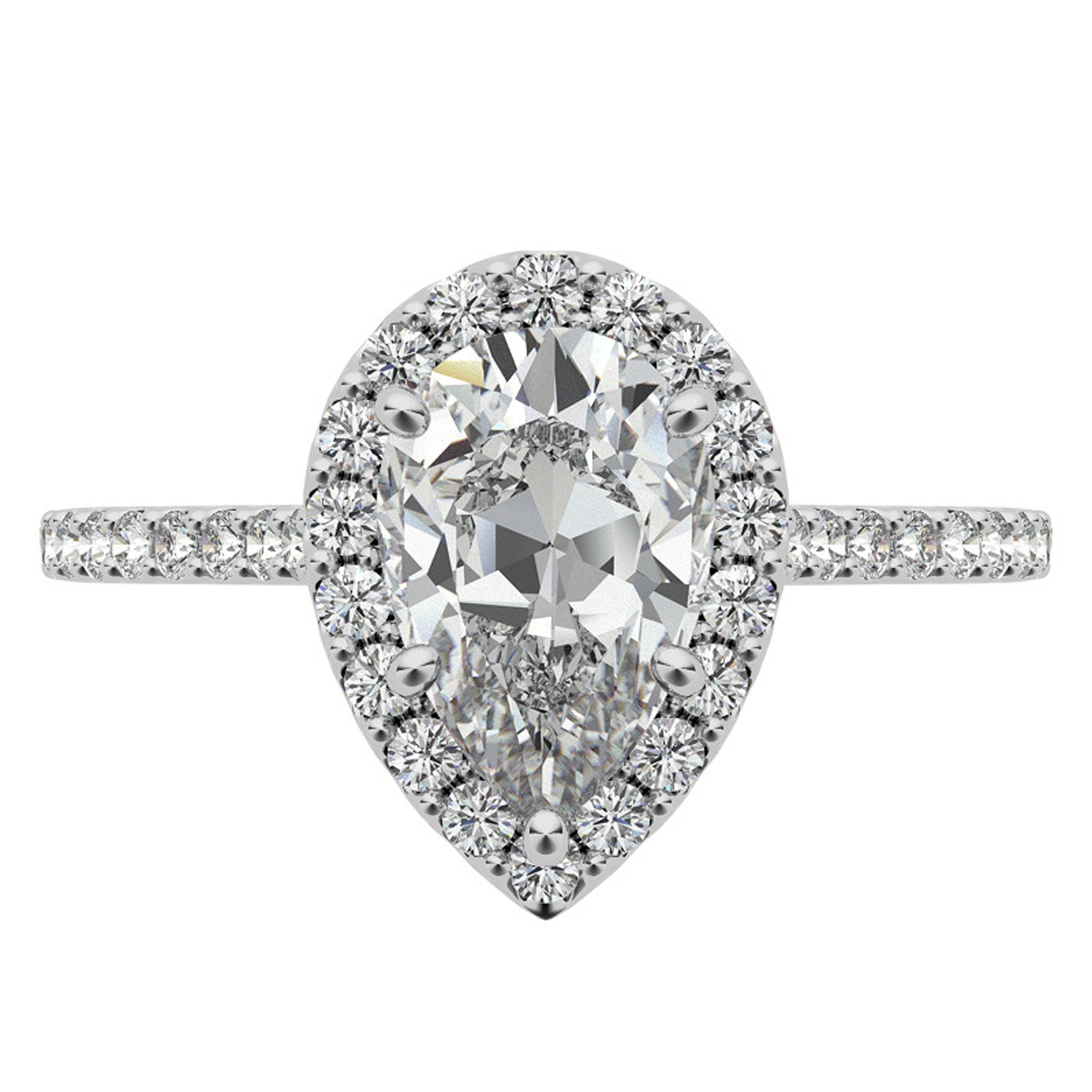 Silver Charming Bridal Ring