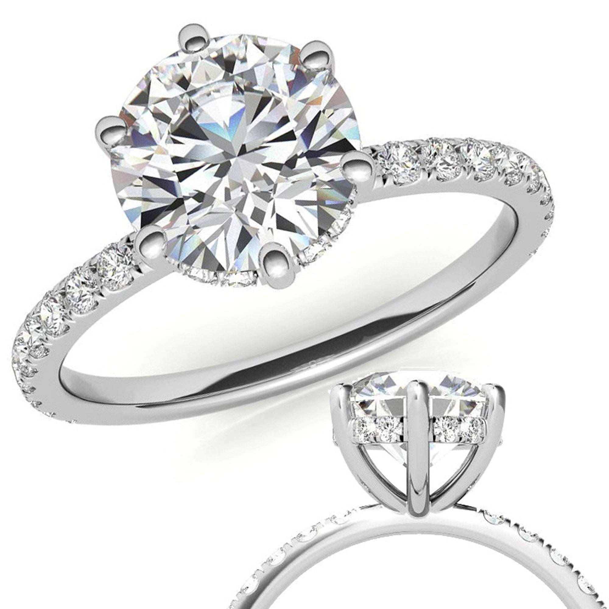 Sparkling American Diamond Ring
