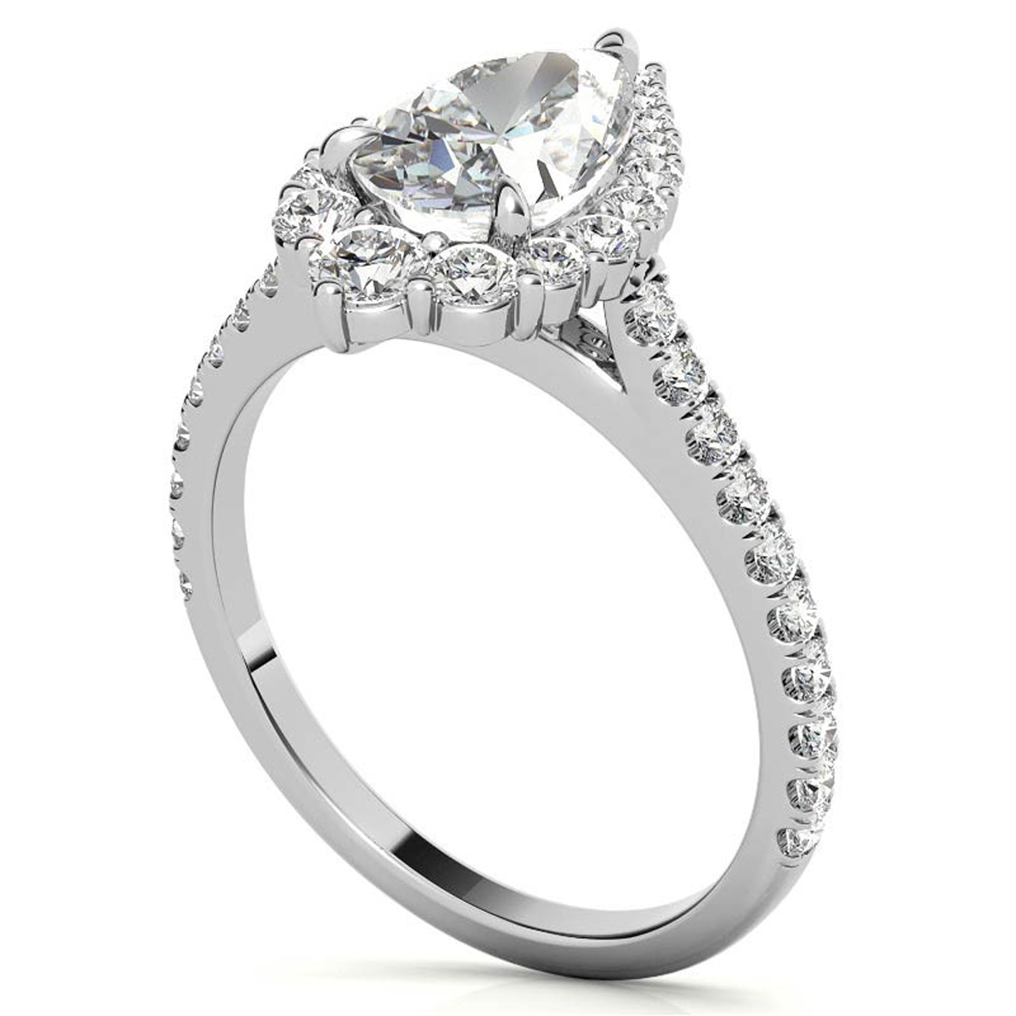Silver Meadow Light Ring