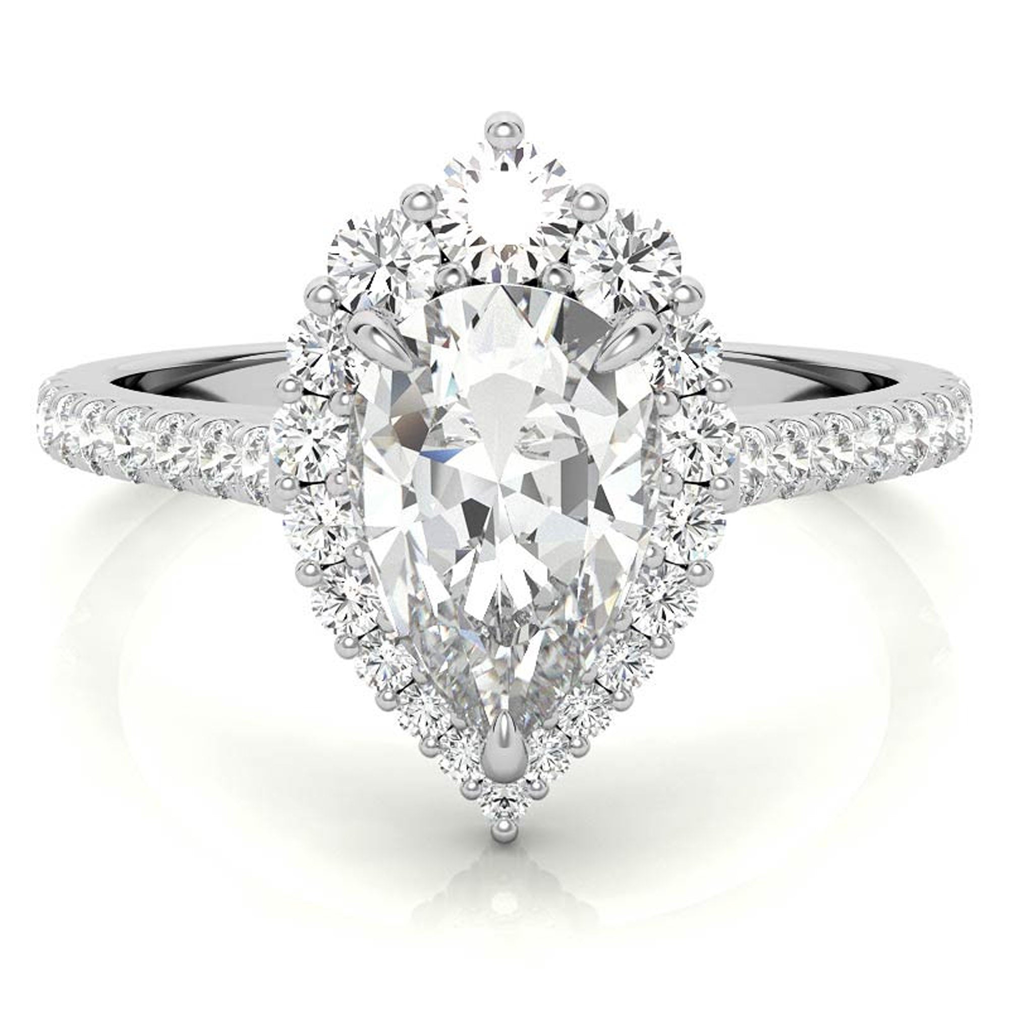 Silver Meadow Light Ring