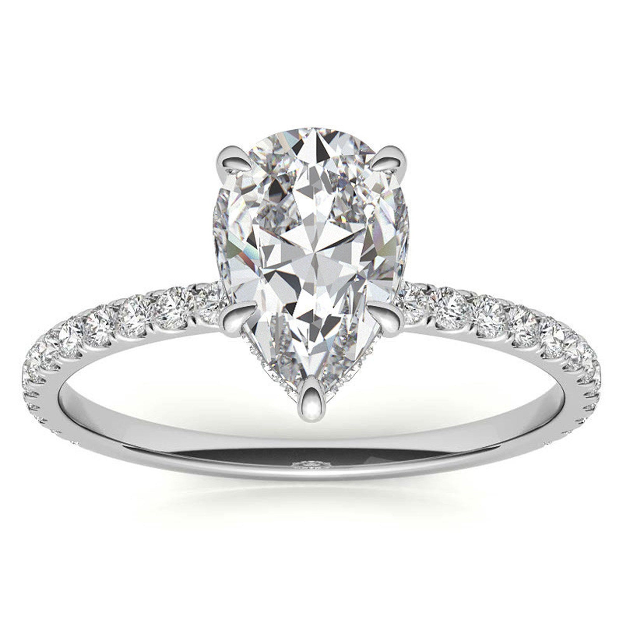 Silver Cinderella Sparkle Ring