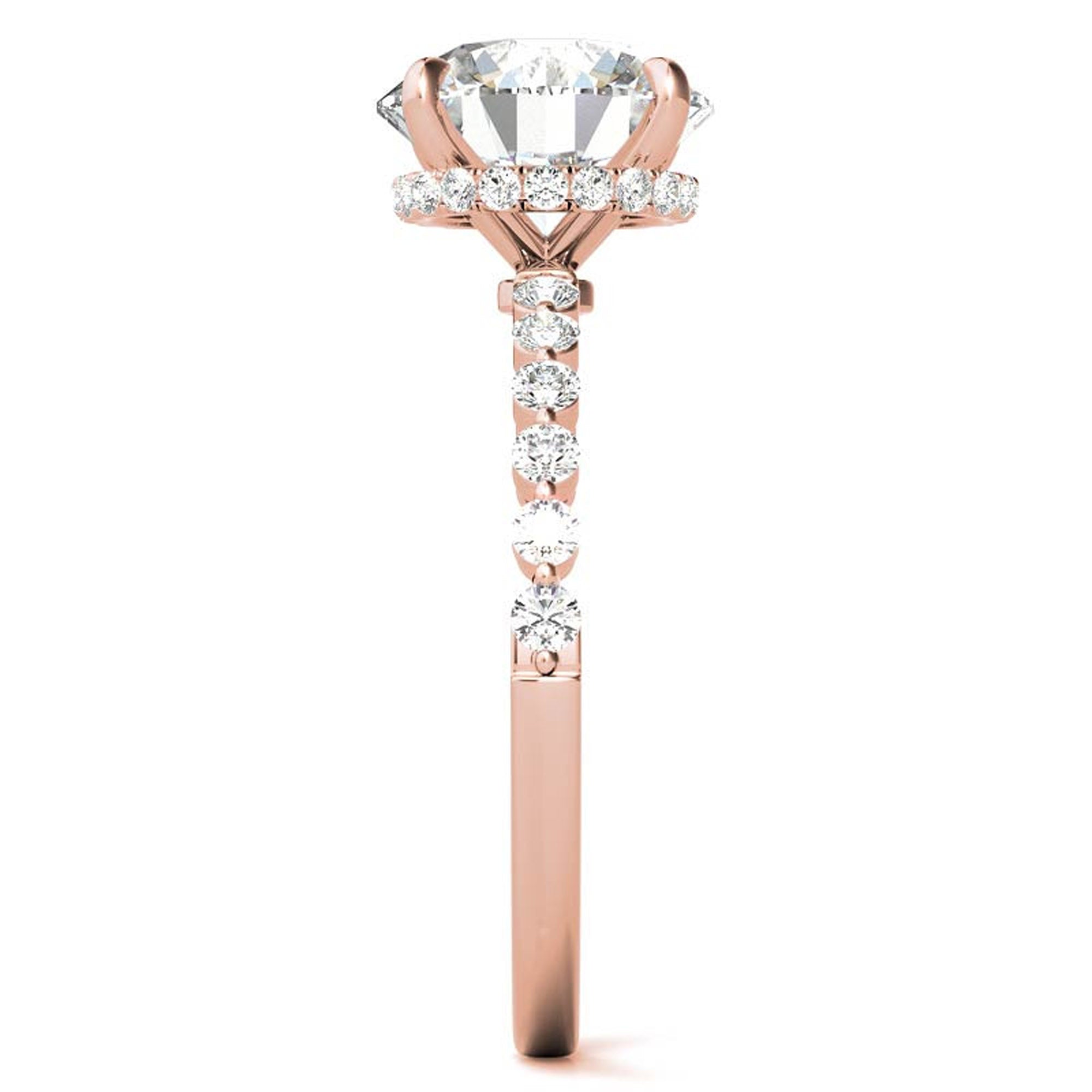 Adjustable Round Solitaire Ring