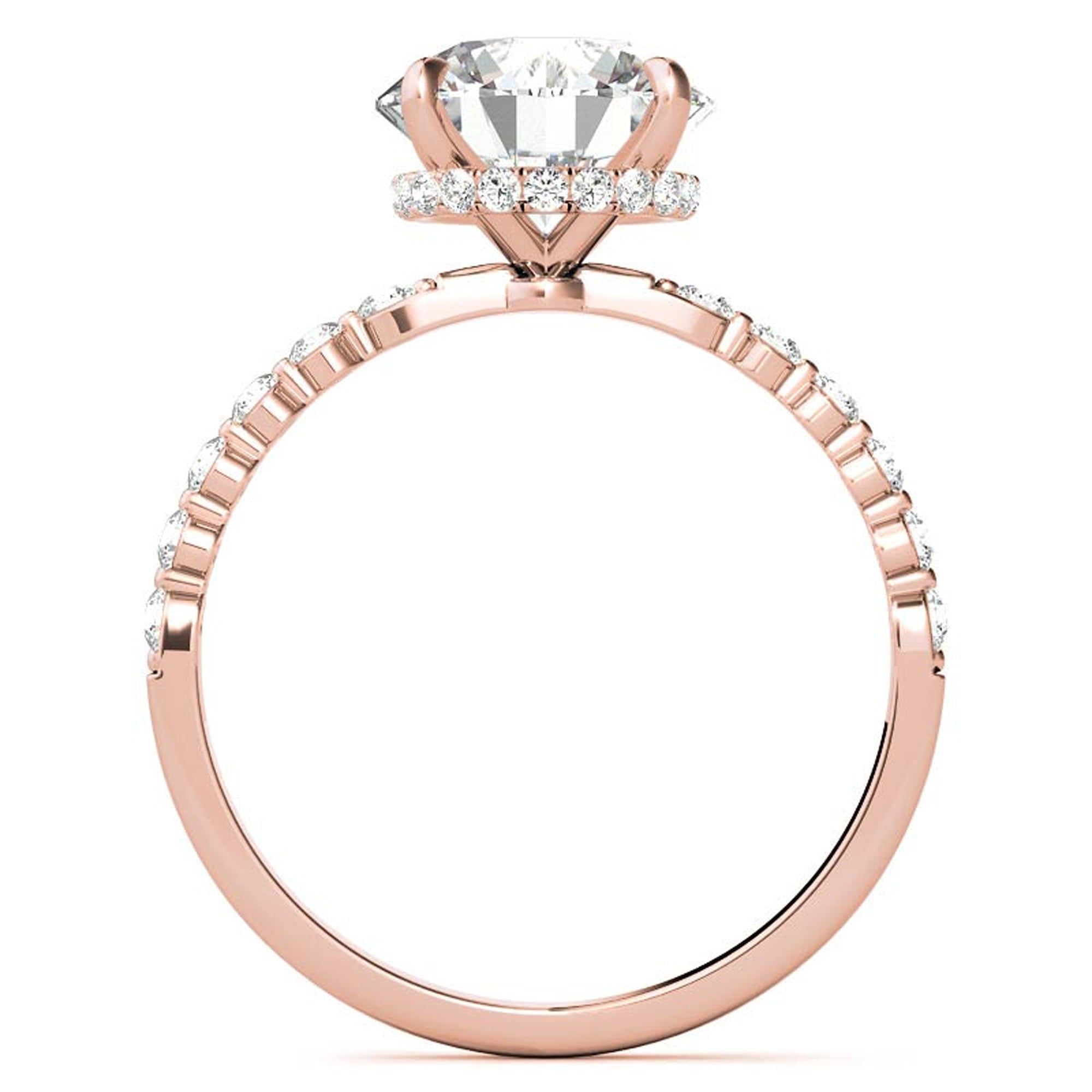 Adjustable Round Solitaire Ring
