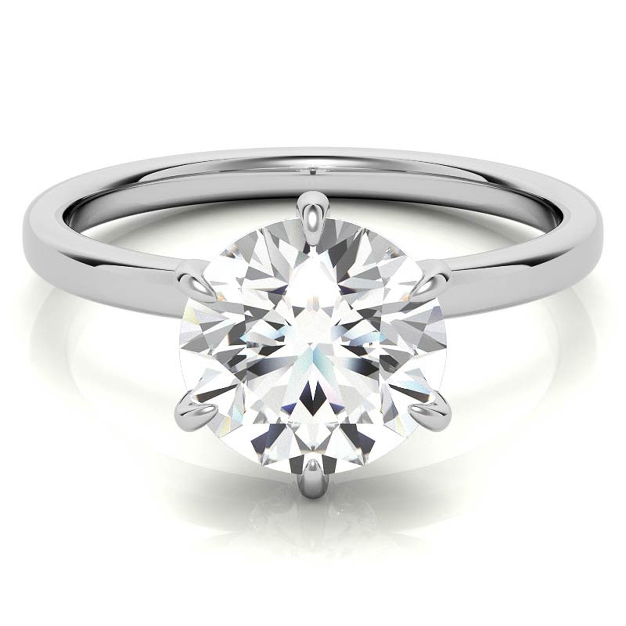 Timeless Round Cut Solitaire Ring