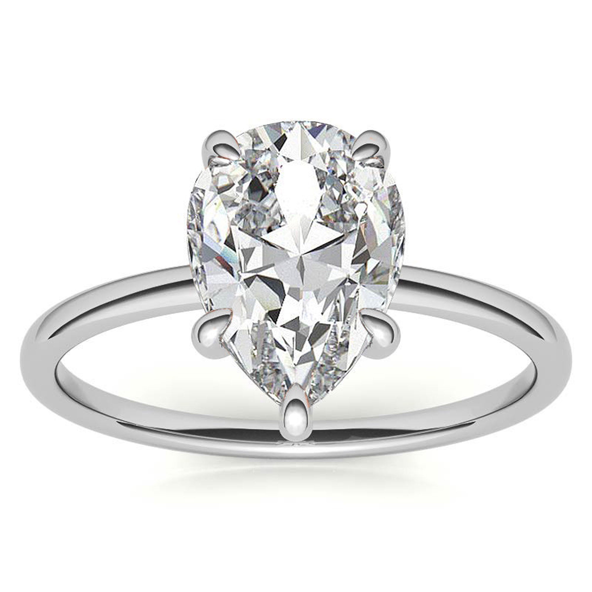 Silver Catharina Crown Ring