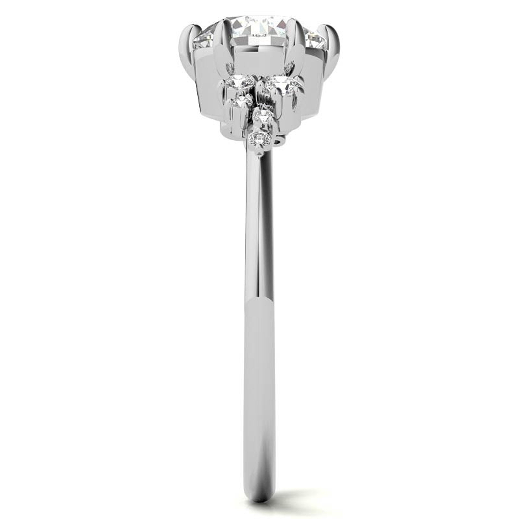 Round Cut Stackable Ring Set